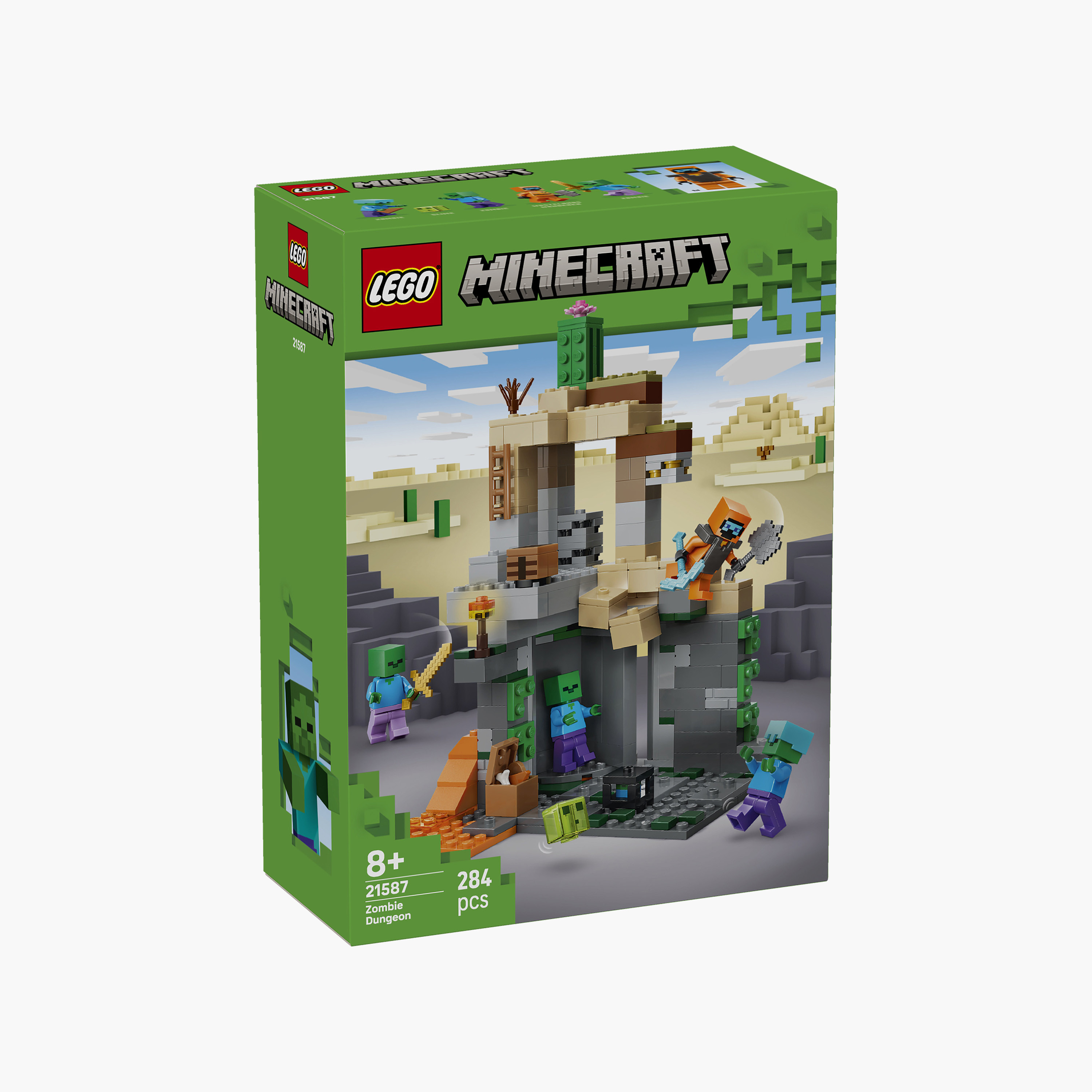 Lego Minecraft Zombie Dungeon Gaming Building Toy - 21587-toys-buildingblocks-blocks-image-5