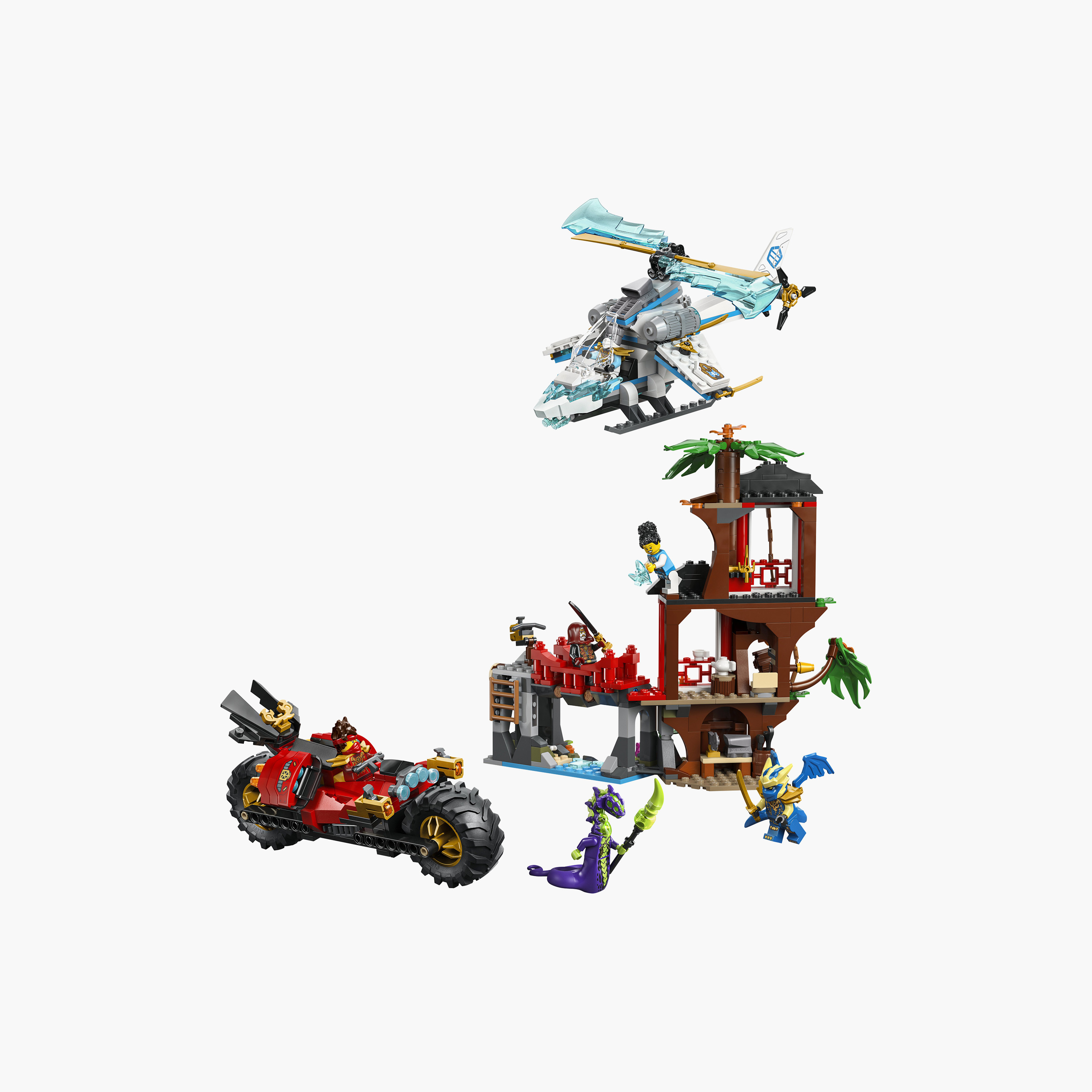 Lego Ninjago Ninja Vehicle Tree House Battle Toy Set - 71857-toys-buildingblocks-blocks-image-1