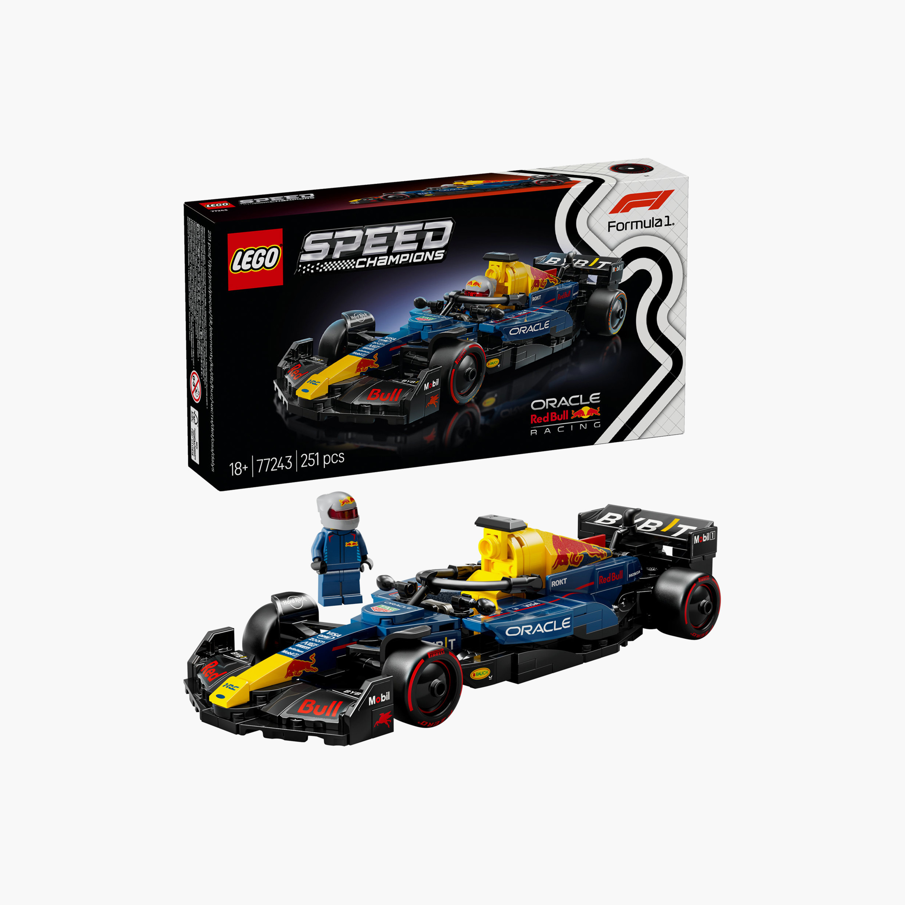 Lego Speed Champions Oracle Red Bull Racing F1 Race Car Set - 77243-toys-buildingblocks-blocks-image-2