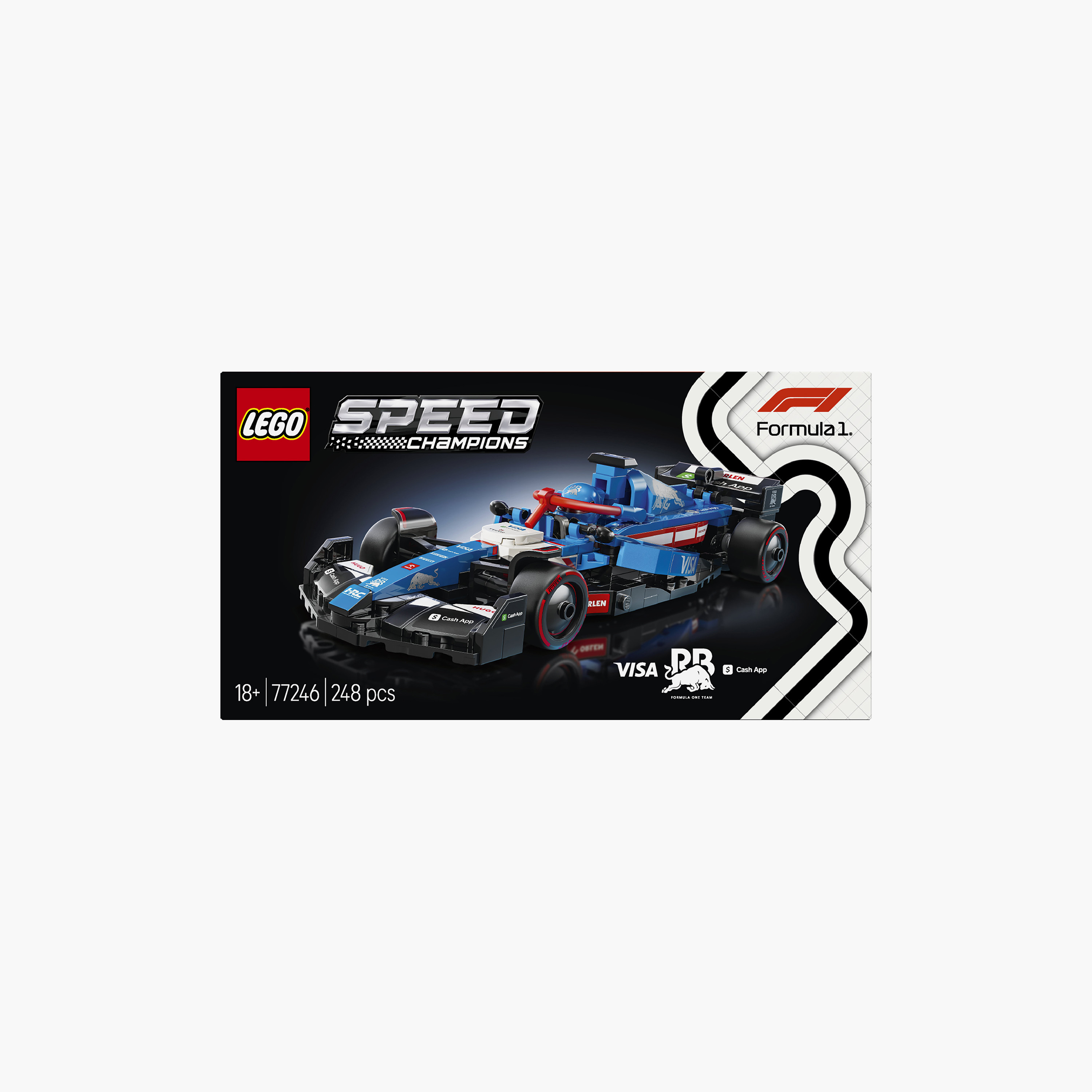 Lego Speed Champions Visa Cash App RB Vcarb 01 F1 Race Car Kit - 77246-toys-buildingblocks-blocks-image-3