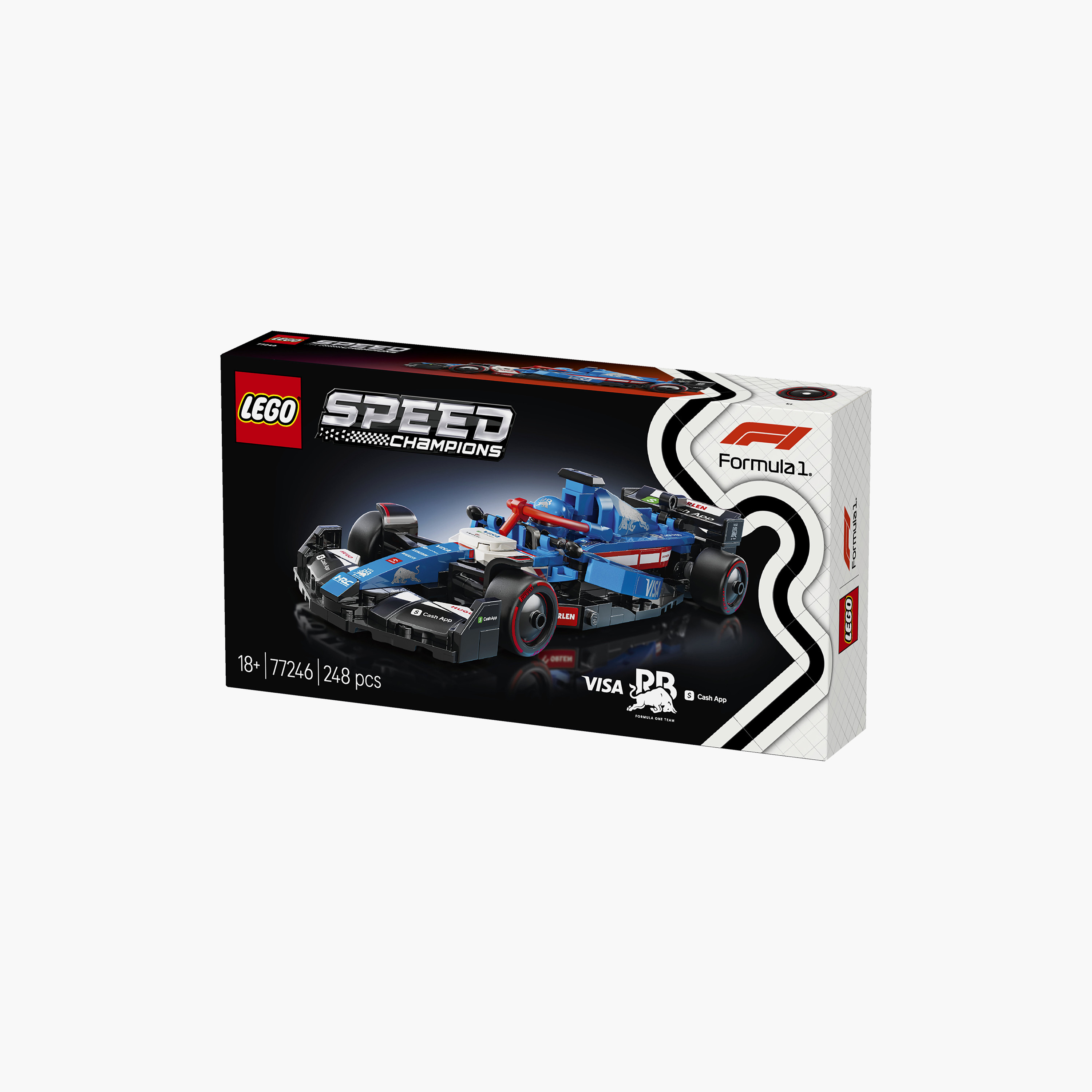 Lego Speed Champions Visa Cash App RB Vcarb 01 F1 Race Car Kit - 77246-toys-buildingblocks-blocks-image-4
