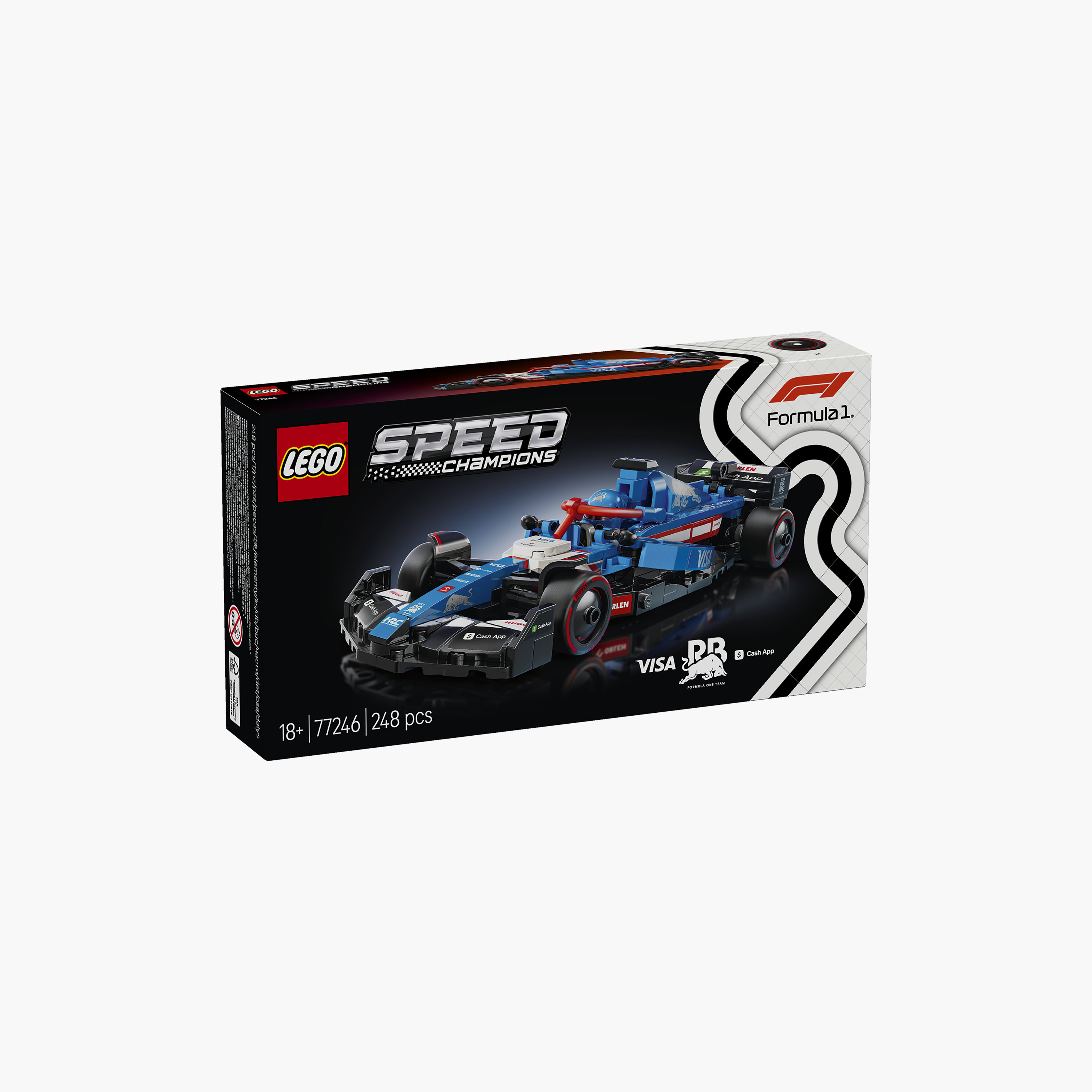 Lego Speed Champions Visa Cash App RB Vcarb 01 F1 Race Car Kit - 77246-toys-buildingblocks-blocks-image-5