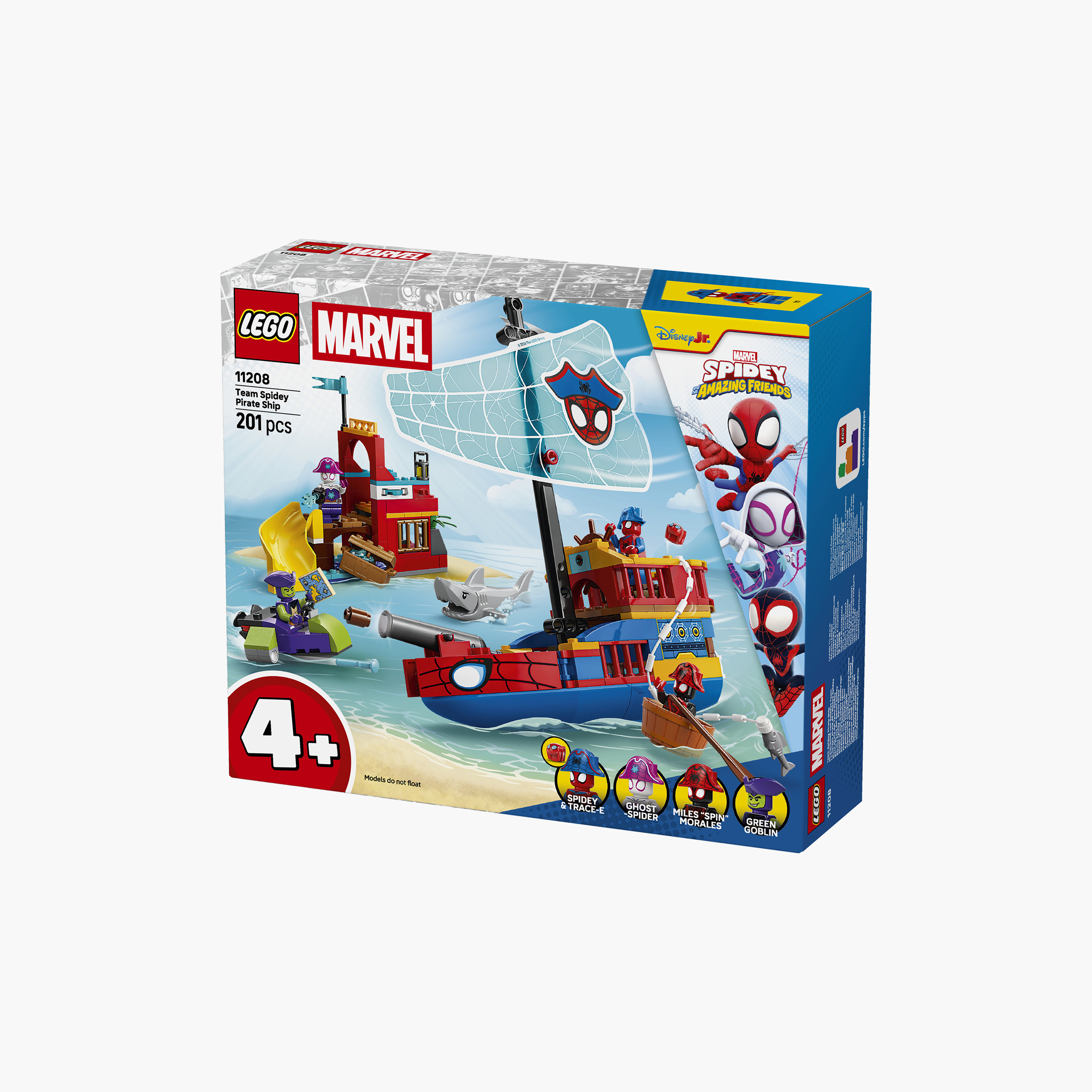 Lego Marvel Spidey & His Amazing Friends Team Spidey Pirate Ship - 11208-toys-buildingblocks-blocks-image-4