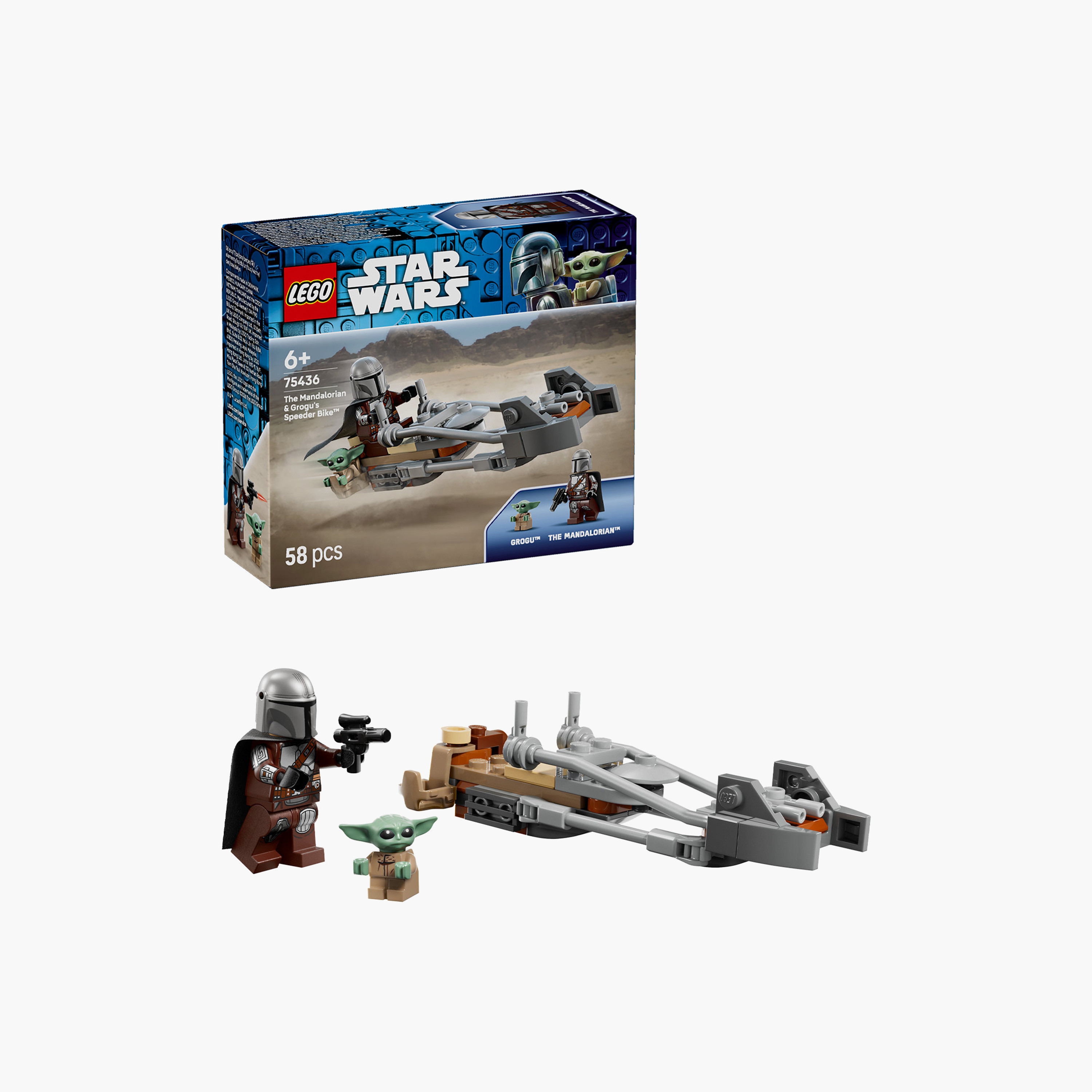 Lego Star Wars The Mandalorian & Grogu’s Speeder Bike - 75436-toys-buildingblocks-blocks-image-2
