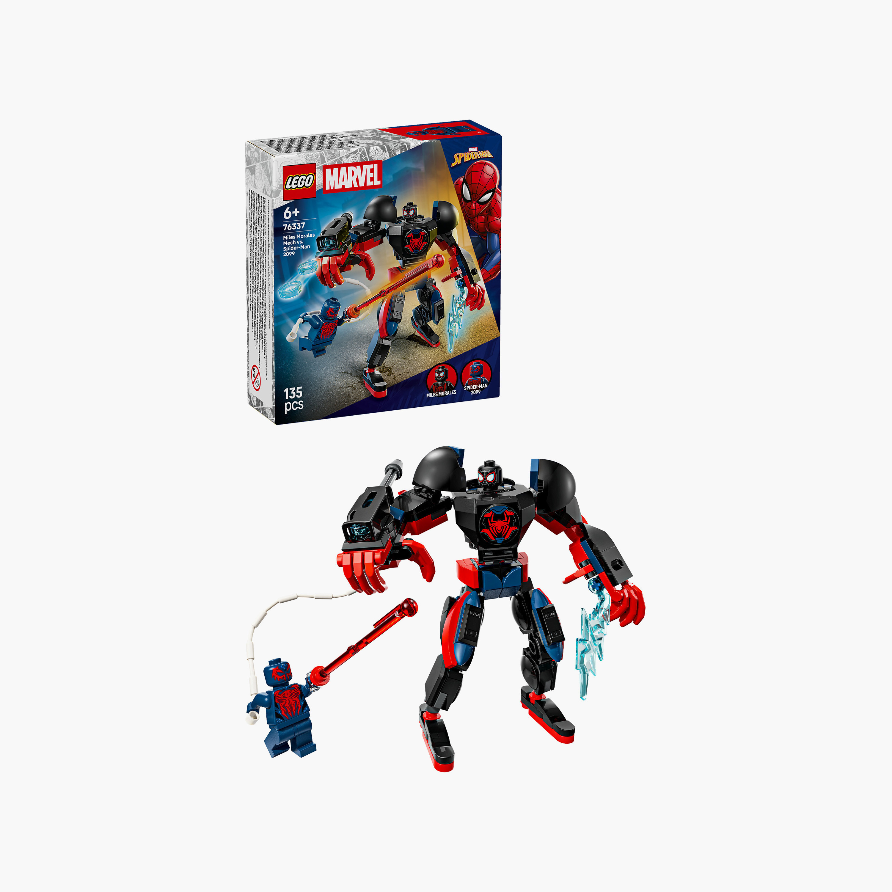Lego Marvel Miles Morales Mech Vs Spider-Man 2099 - 76337-toys-buildingblocks-blocks-image-3