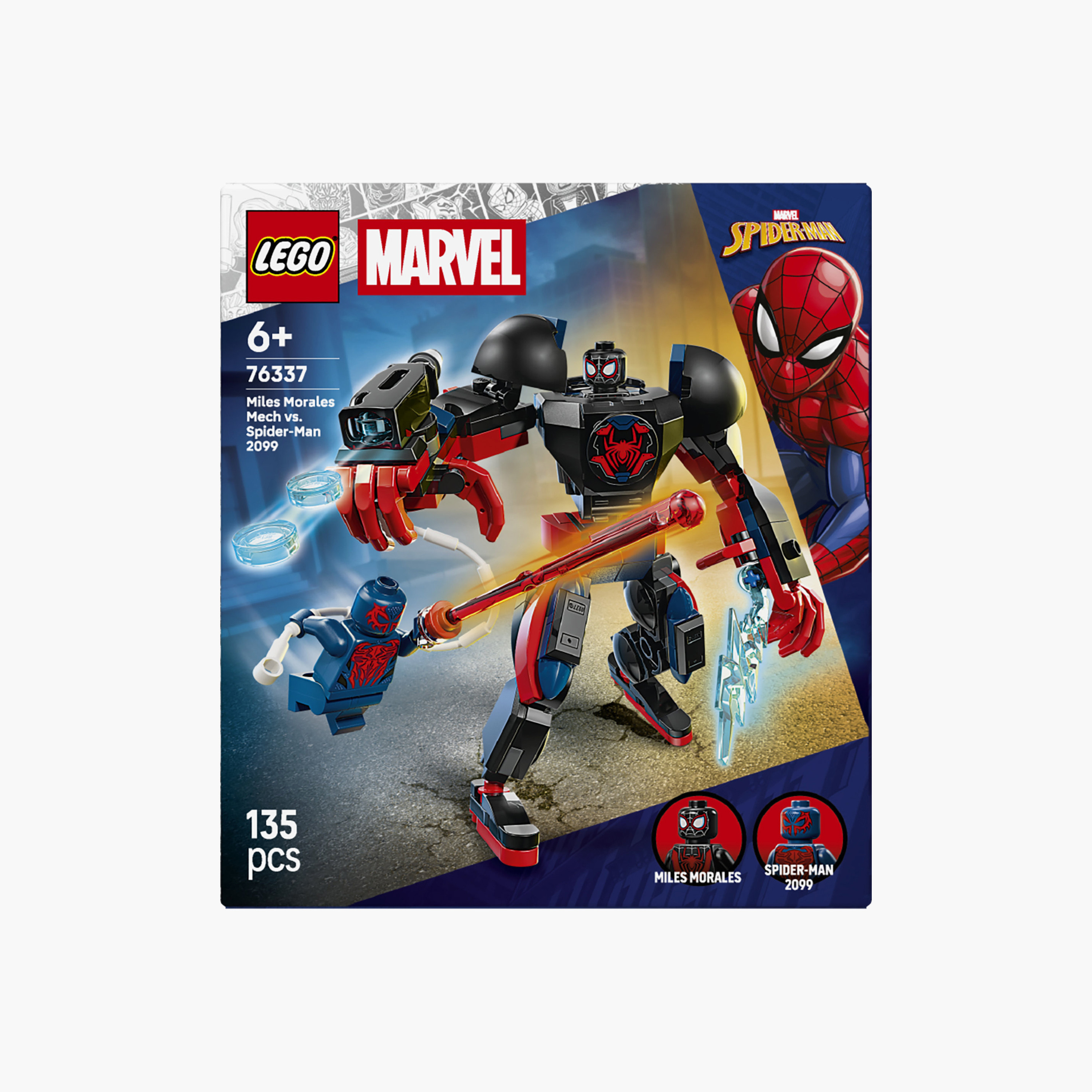 Lego Marvel Miles Morales Mech Vs Spider-Man 2099 - 76337-toys-buildingblocks-blocks-image-4