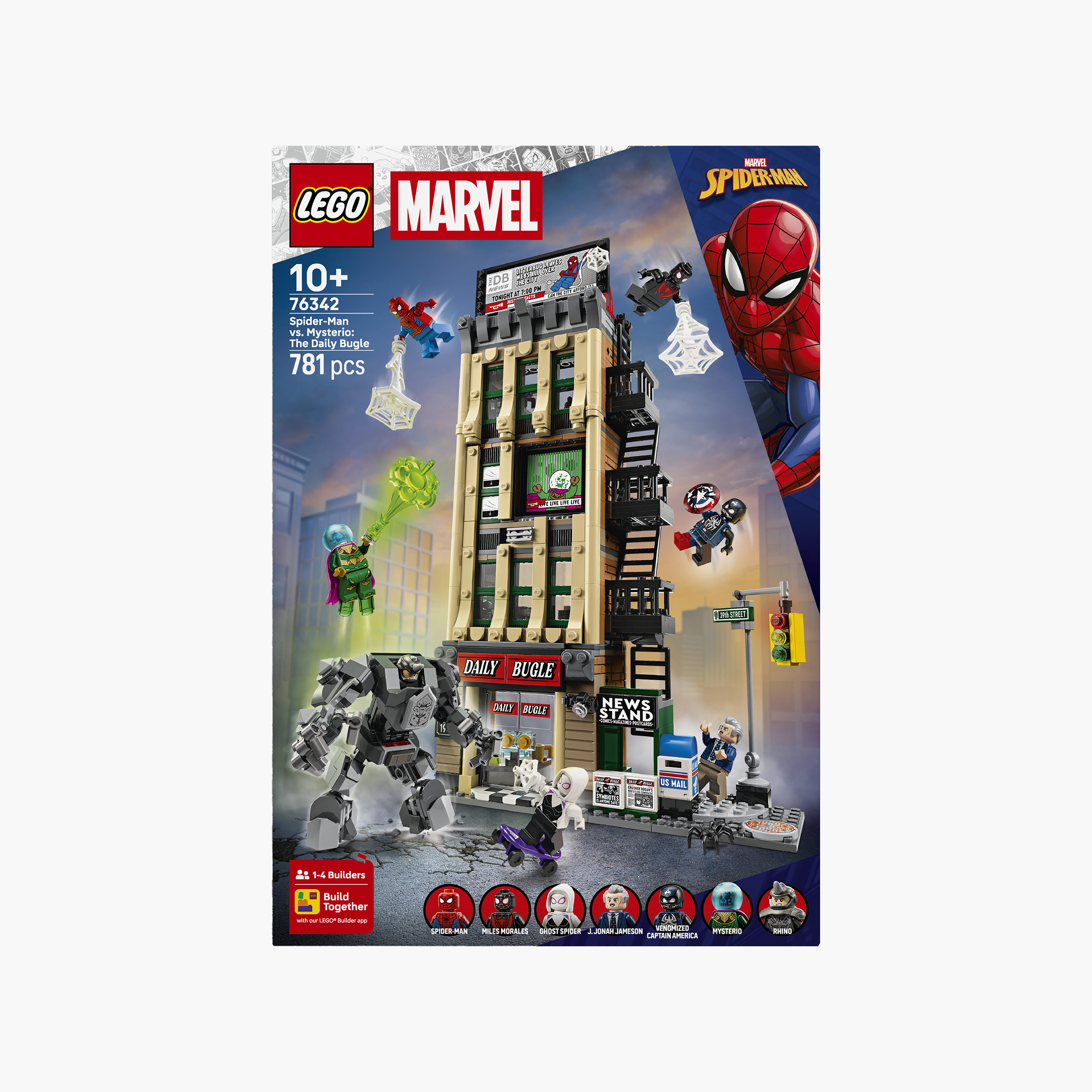 Lego Marvel Spider-Man Vs Mysterio The Daily Bugle - 76342-toys-buildingblocks-blocks-image-3