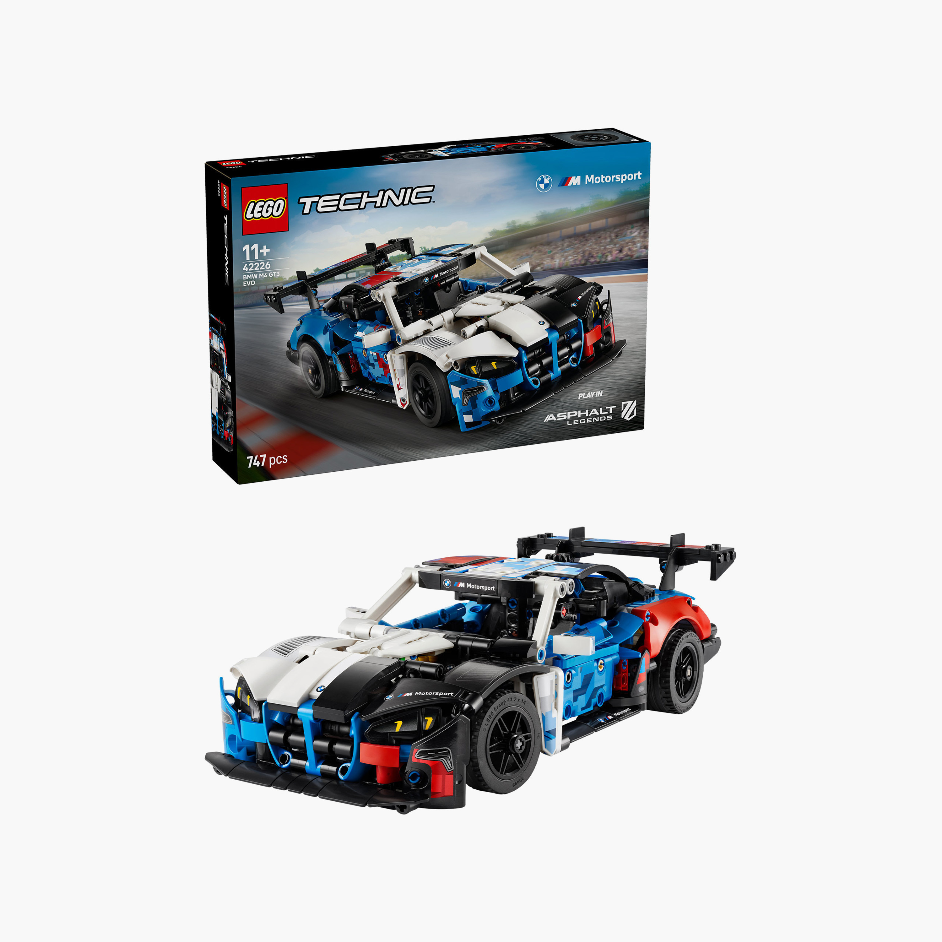 ليغو تكنيك - طقم موديل سيارة سباق بي إم دبليو M4 GT3 إيفو - 42226-toys-buildingblocks-blocks-image-3