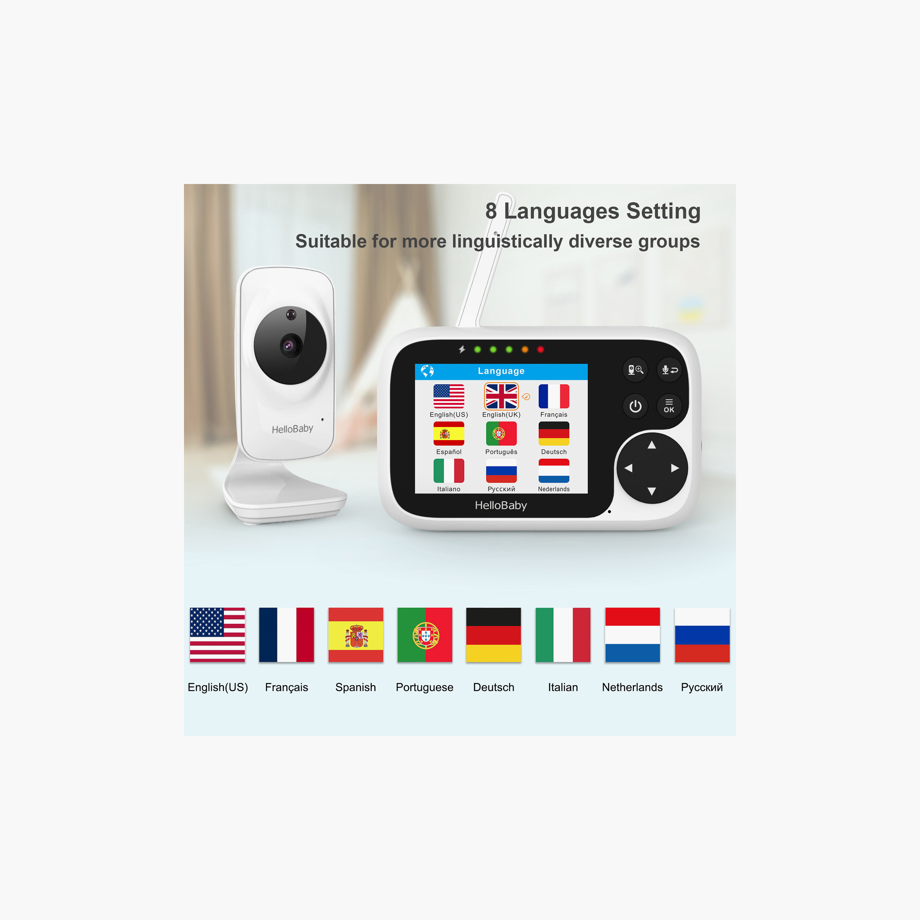 HelloBaby 2.4 inch LCD Video Baby Monitor-baby-healthandsafety-babymonitors-image-8