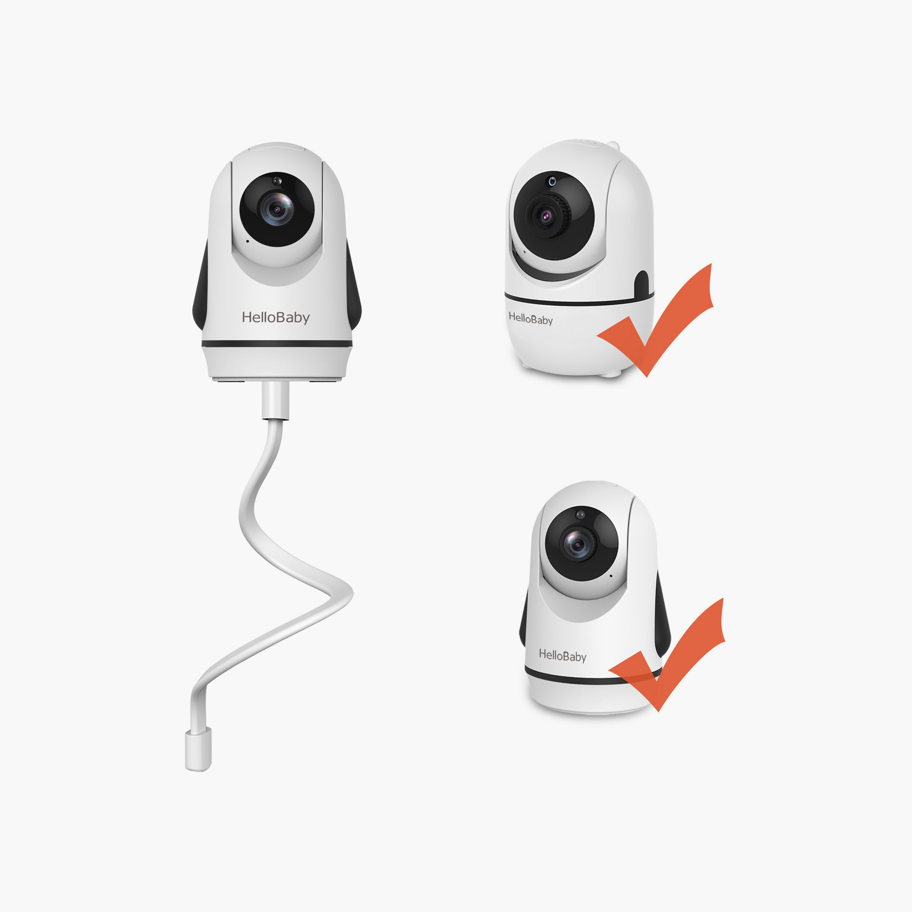 HelloBaby Baby Monitor Mount - White-baby-healthandsafety-babymonitors-image-7