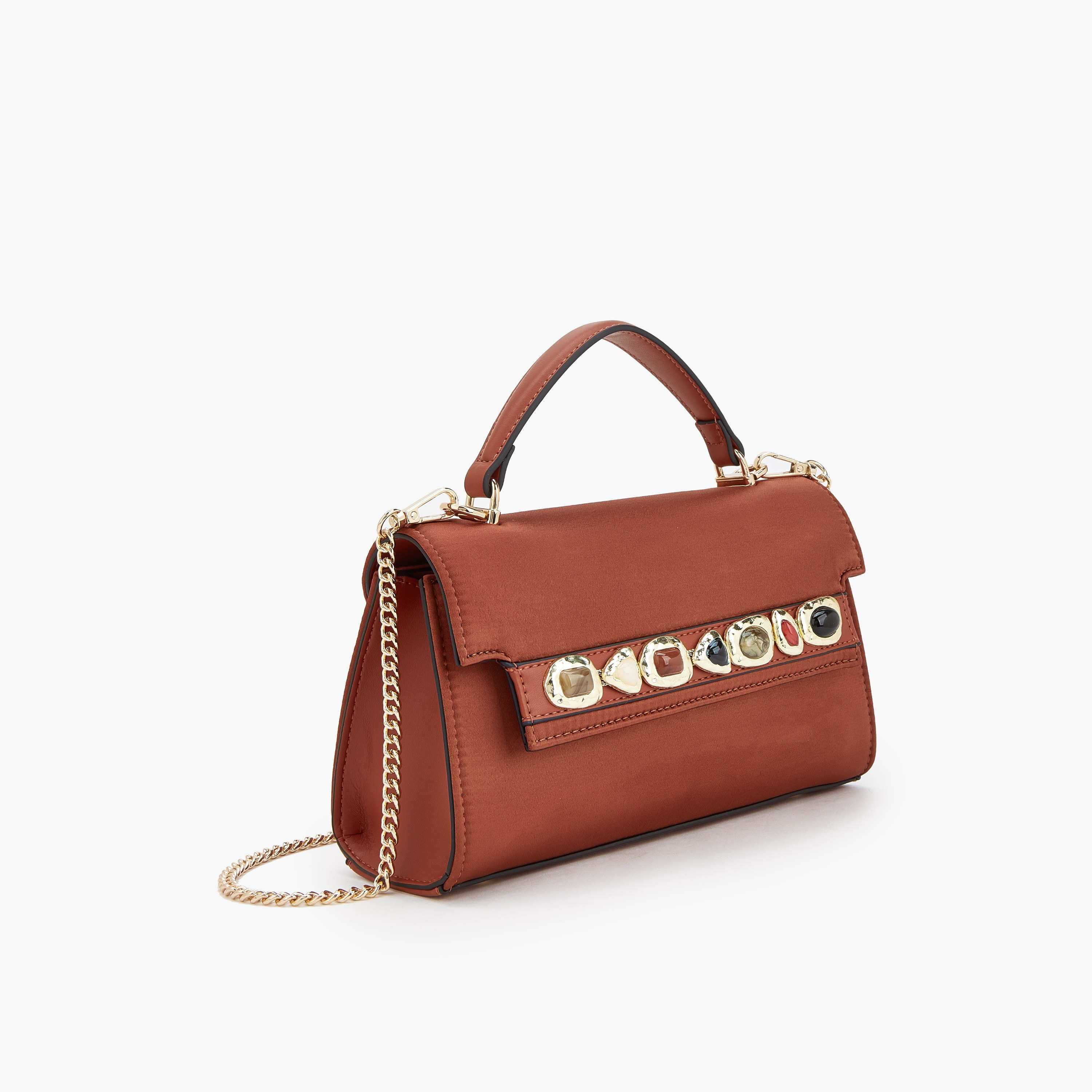 شنطة كروس بودي بحمالة سلسلة قابلة للفصل وتزيينات من إيل-women-bagsandwallets-handbags-image-3