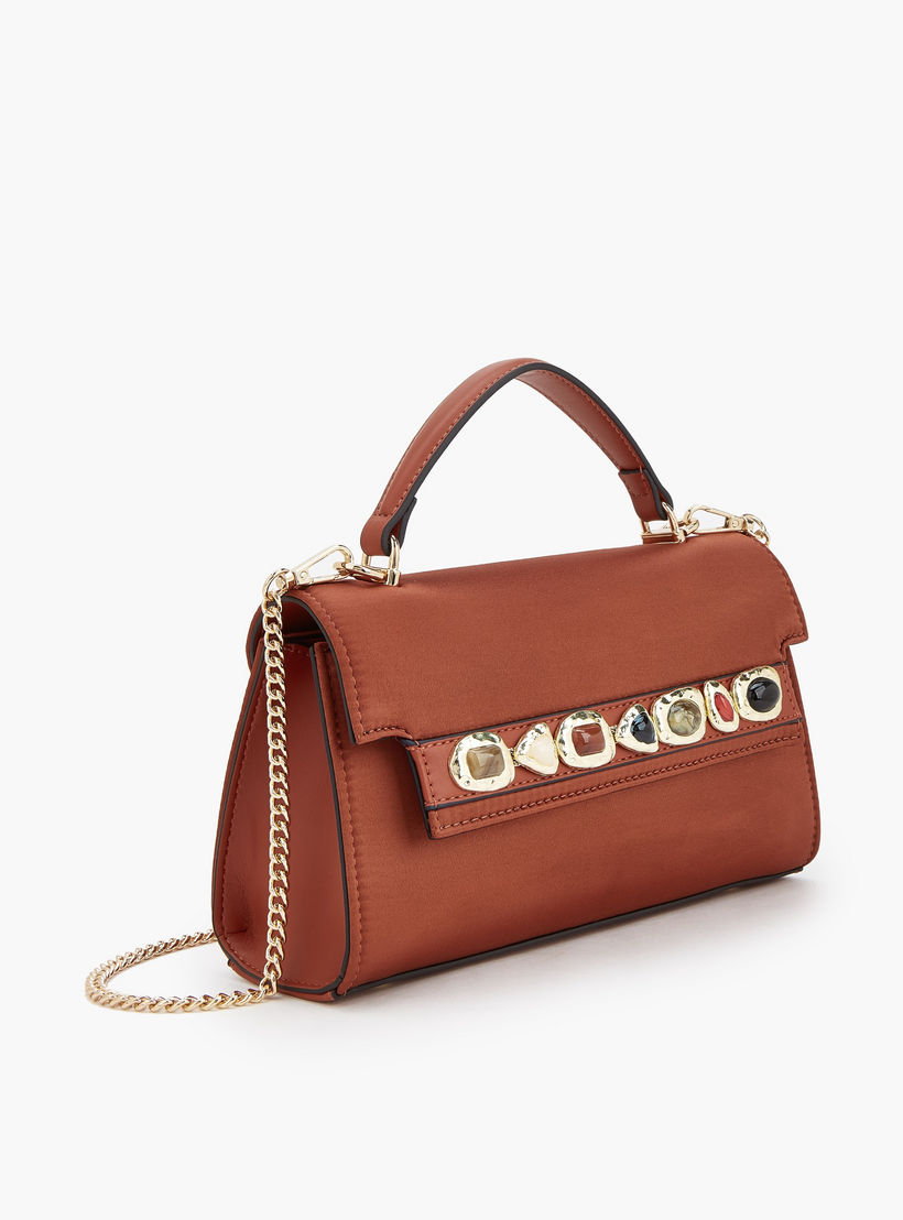 شنطة كروس بودي بحمالة سلسلة قابلة للفصل وتزيينات من إيل-women-bagsandwallets-handbags-image-3