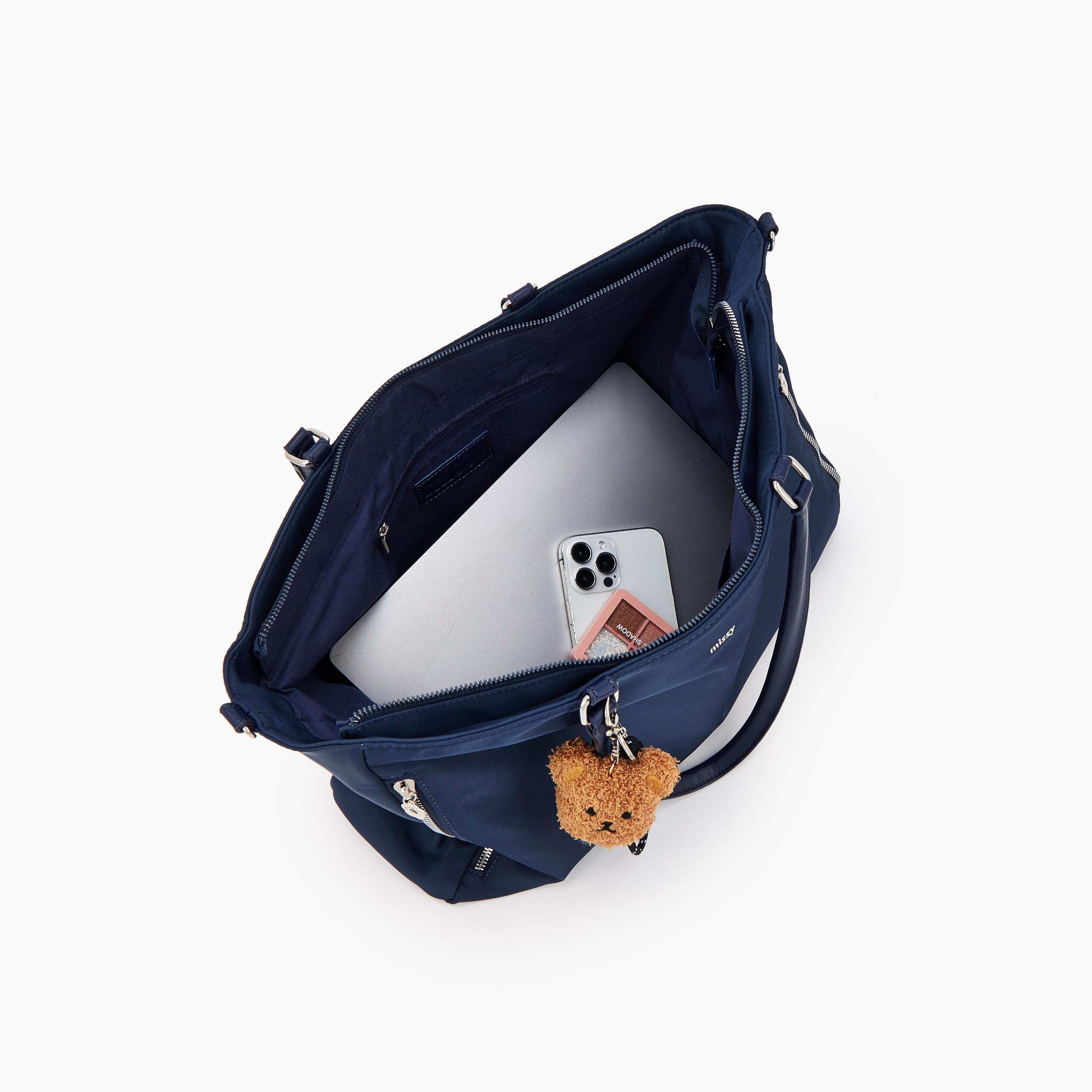 شنطة توتي مع دلاية دب بسحاب إغلاق من ميسي-women-bagsandwallets-handbags-image-7