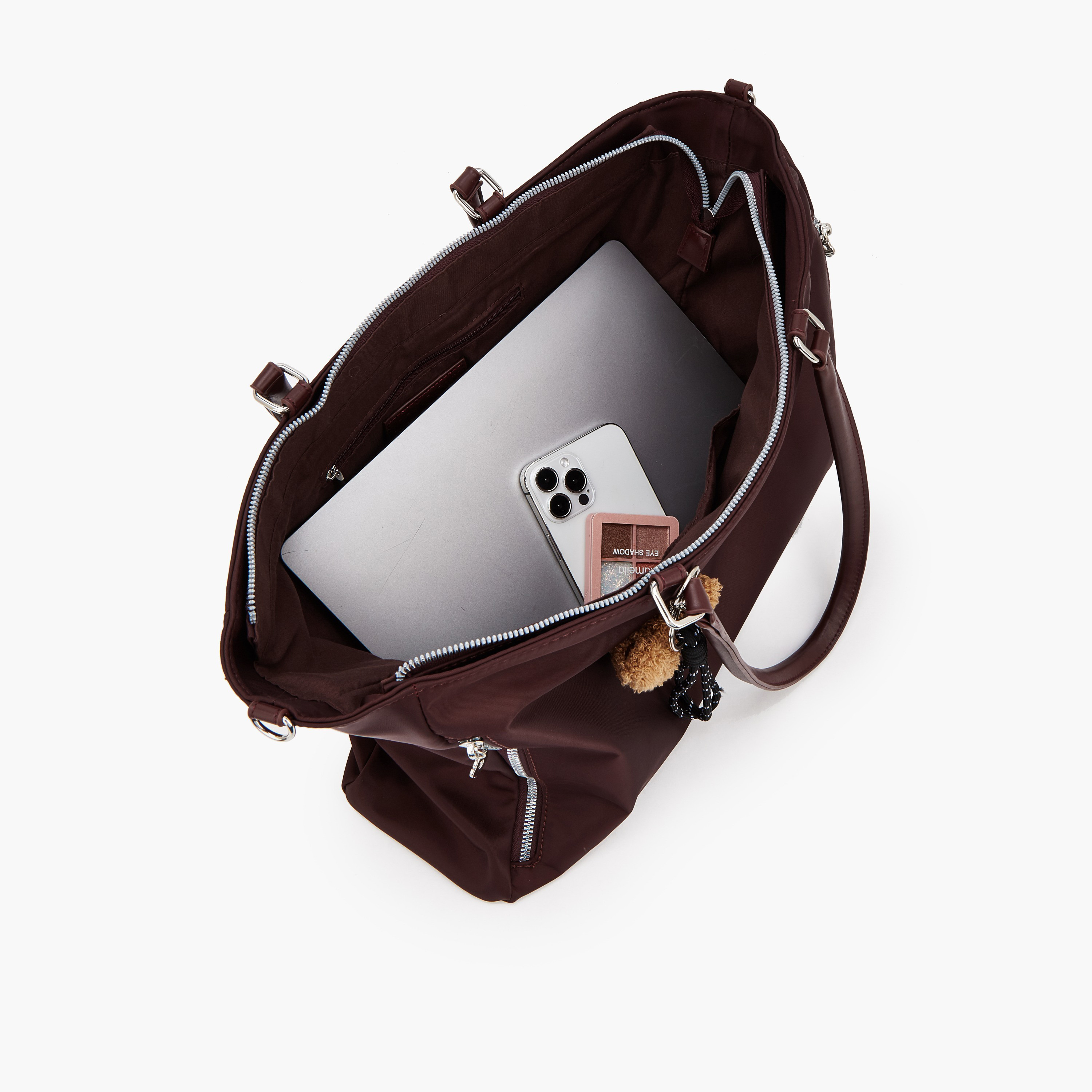 Missy Teddy Bear Charm Tote Bag with Zip Closure-women-bagsandwallets-handbags-image-7