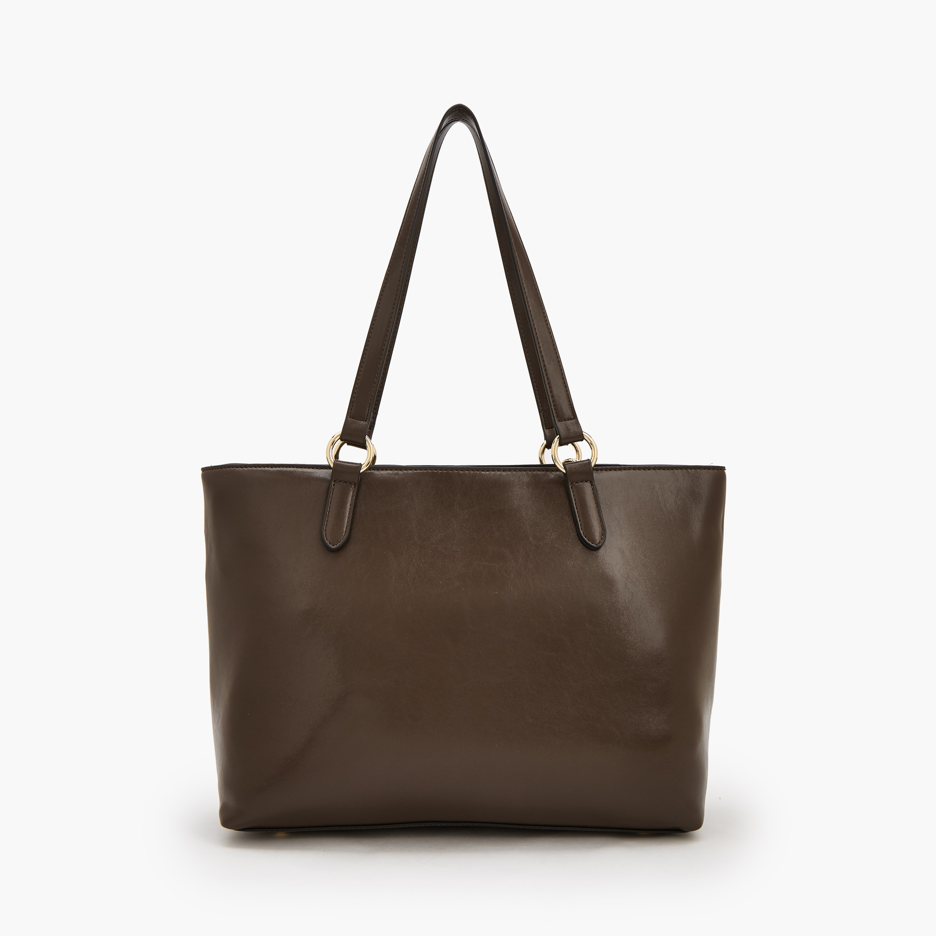 Le Confort Panelled Tote Bag with Zip Closure-women-bagsandwallets-handbags-image-4