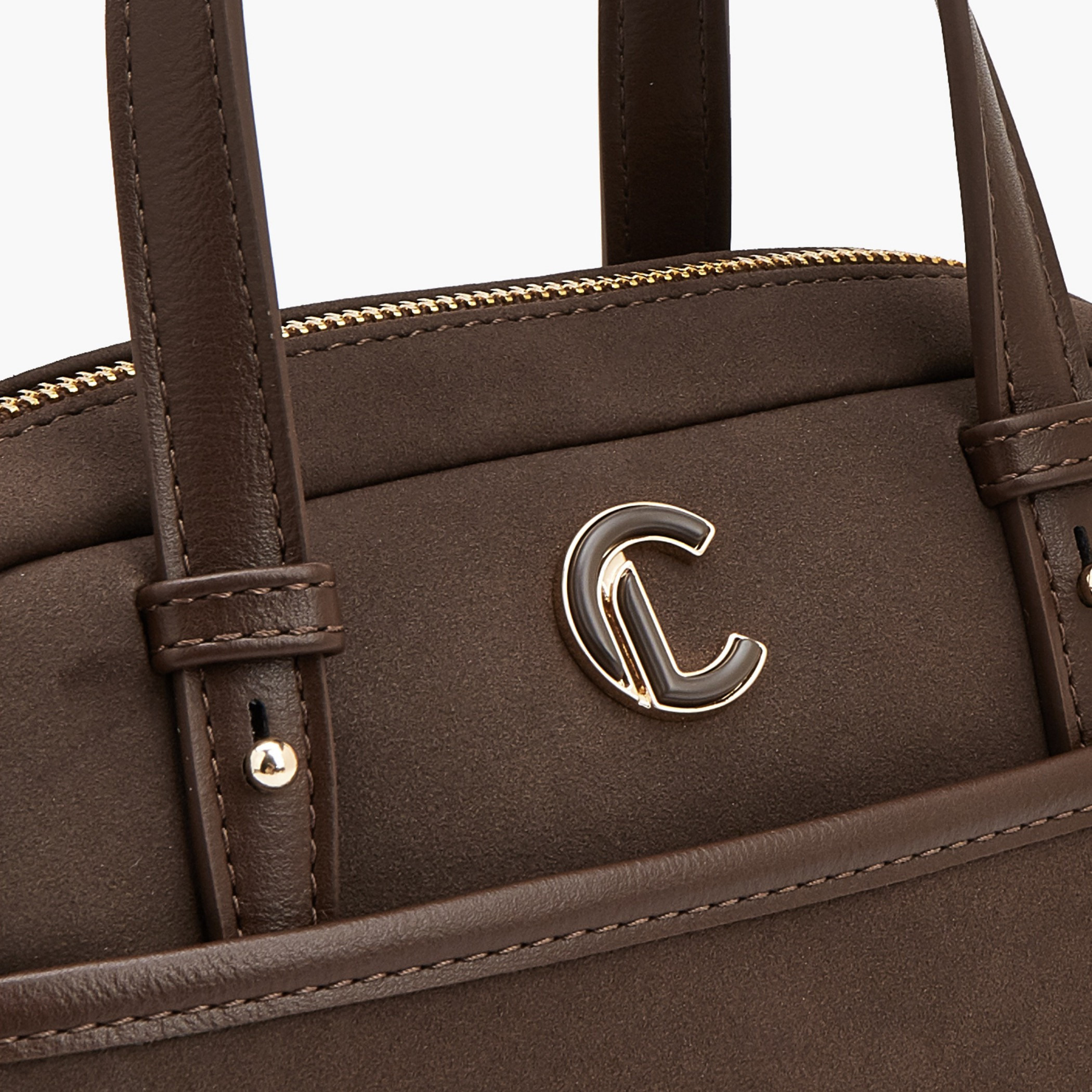 شنطة ساتشل سادة بسحاب إغلاق من لو كونفورت-women-bagsandwallets-handbags-image-4
