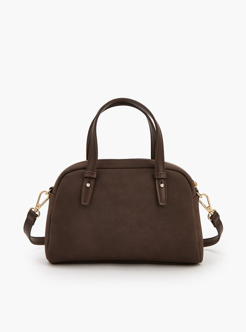 شنطة ساتشل سادة بسحاب إغلاق من لو كونفورت-women-bagsandwallets-handbags-image-5