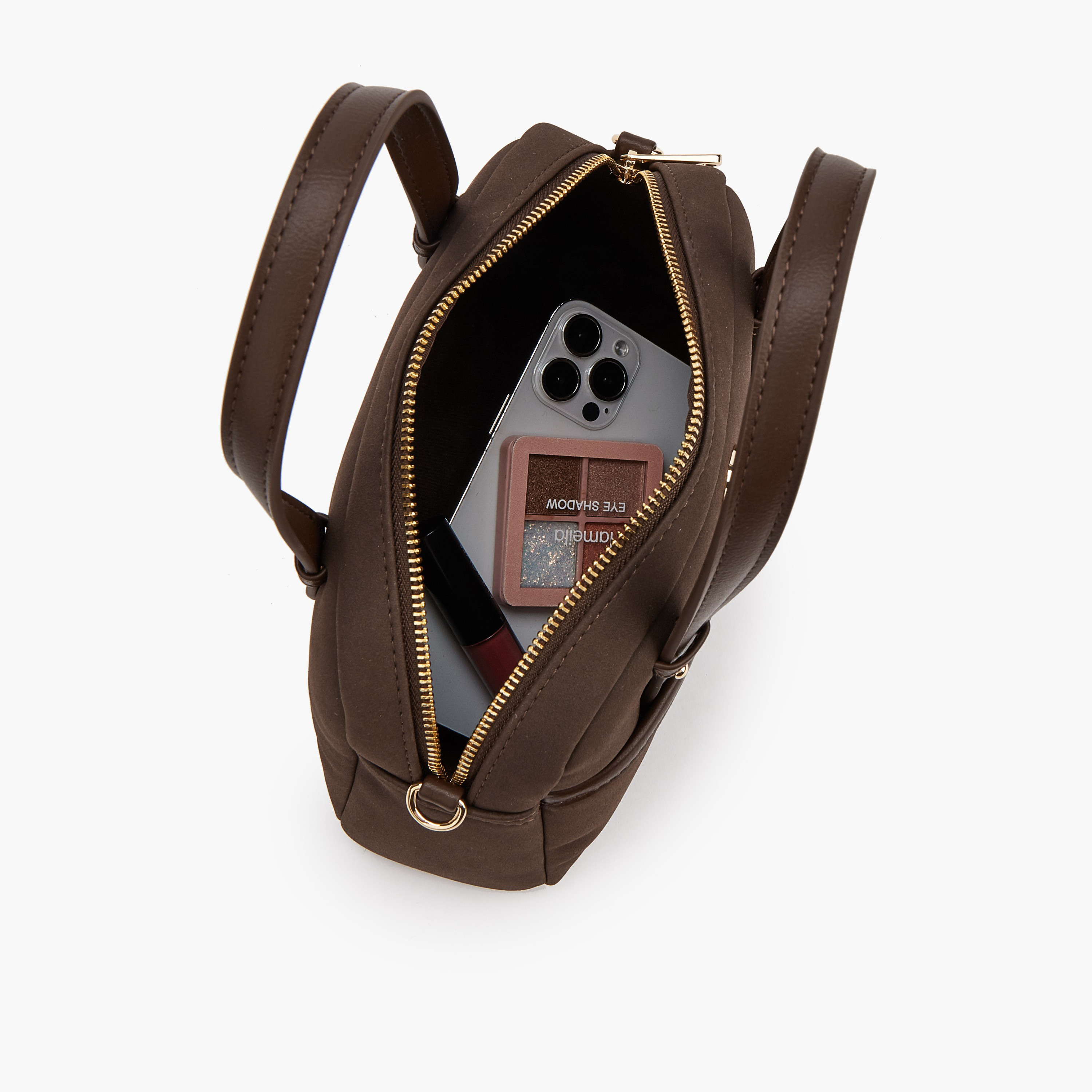 شنطة ساتشل سادة بسحاب إغلاق من لو كونفورت-women-bagsandwallets-handbags-image-7