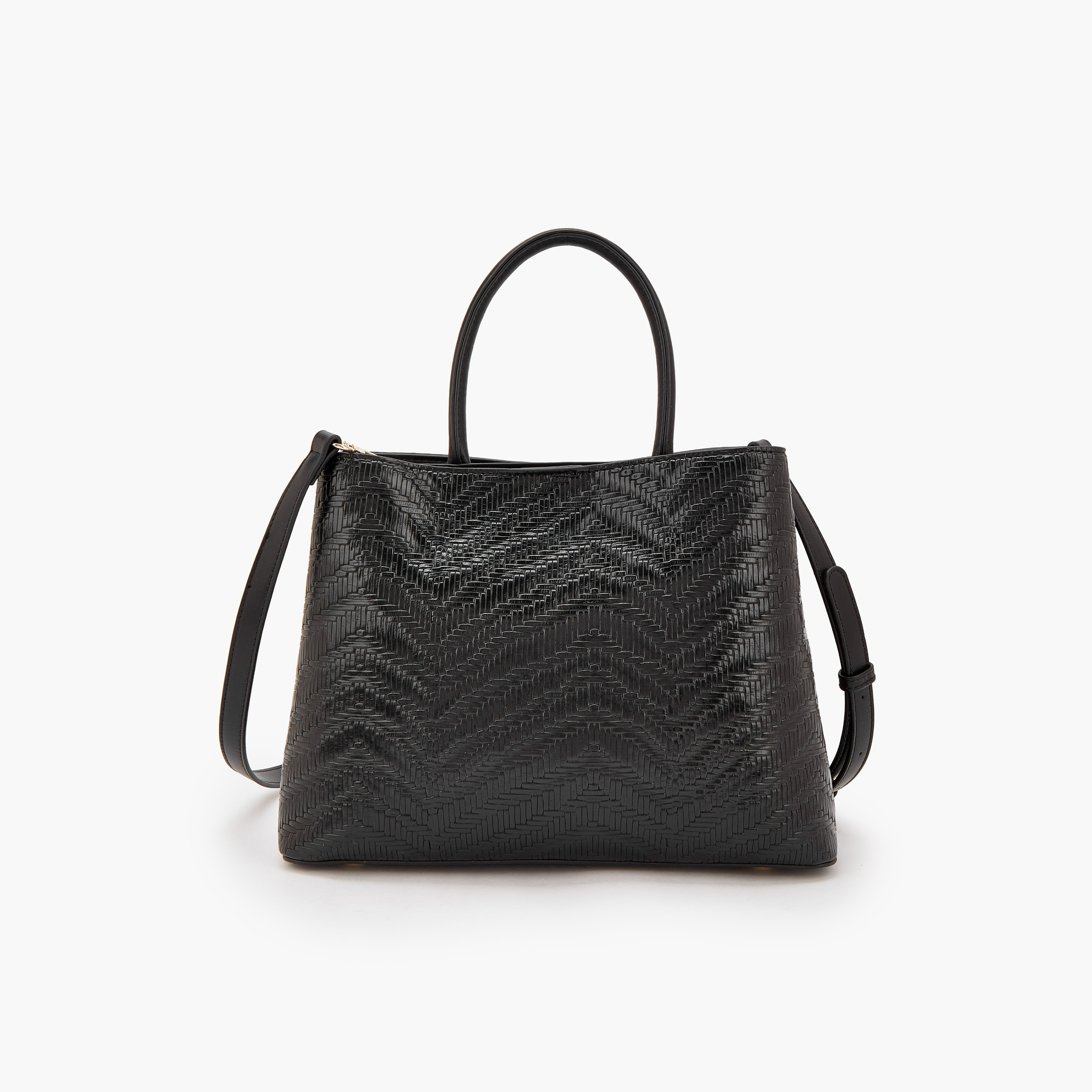 Le Confort Textured Tote Bag with Magnetic Closure-women-bagsandwallets-handbags-image-5