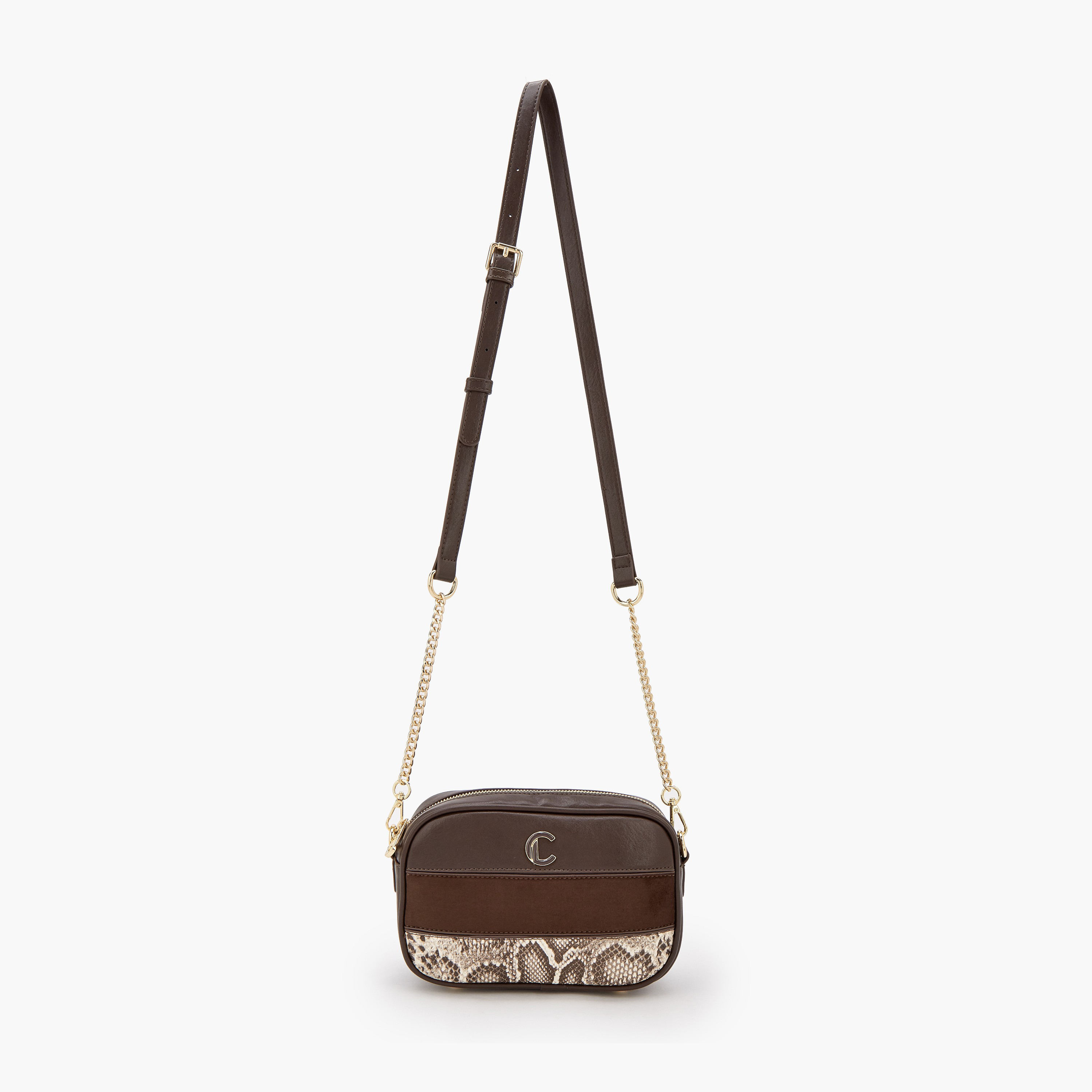 Le Confort Animal Print Crossbody Bag with Zip Closure-women-bagsandwallets-handbags-image-2