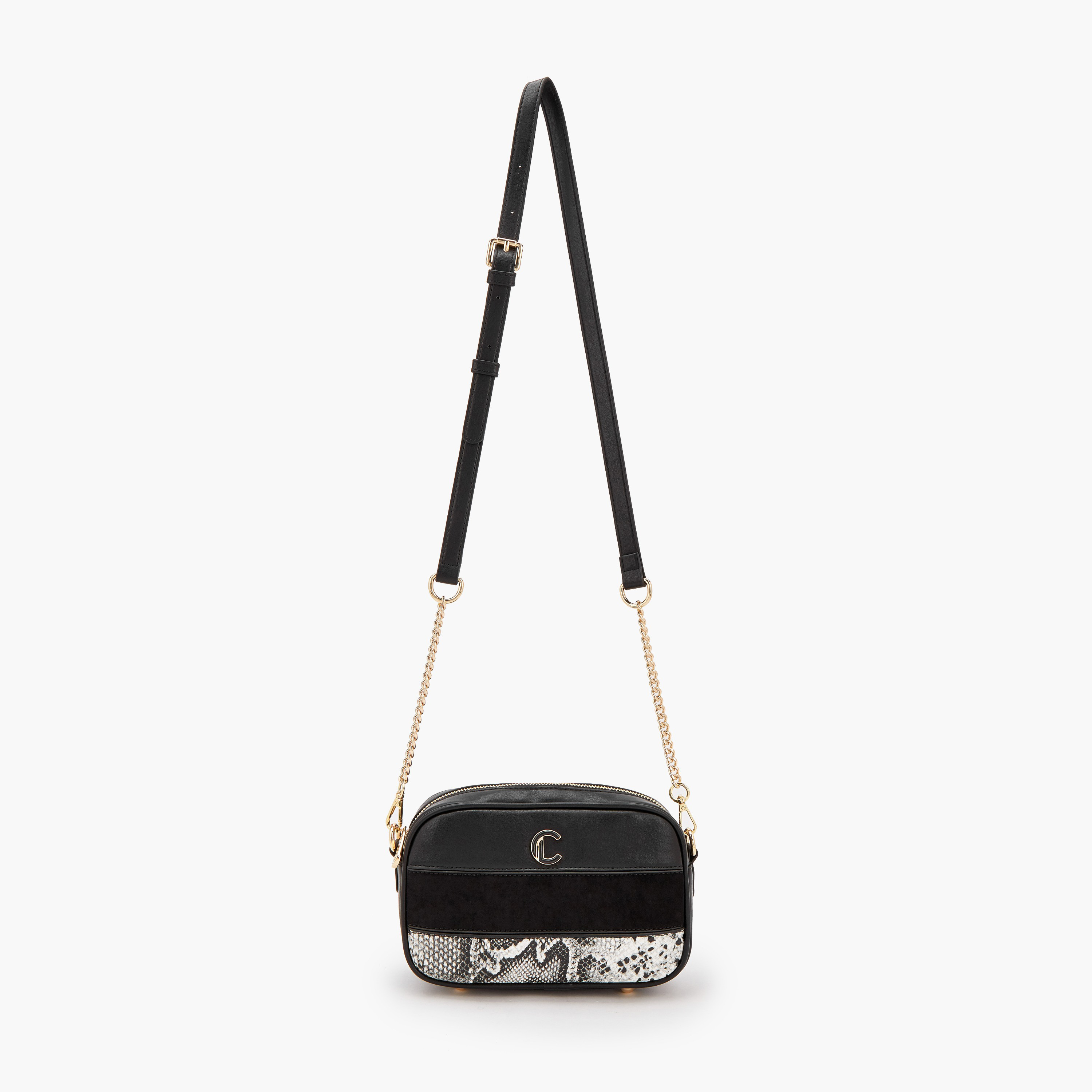 شنطة كروس بودي بطبعات حيوانات وسحاب إغلاق من لو كونفورت-women-bagsandwallets-handbags-image-2