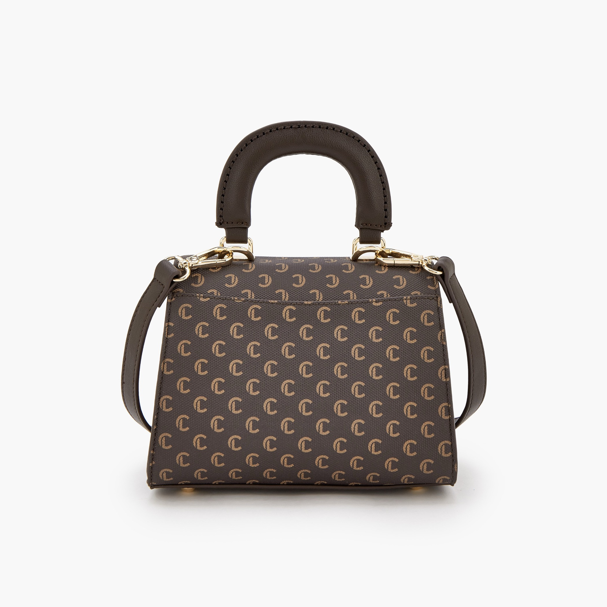 شنطة ساتشيل بمقبض علوي وطبعات مونوجرام من لو كونفورت-women-bagsandwallets-handbags-image-5