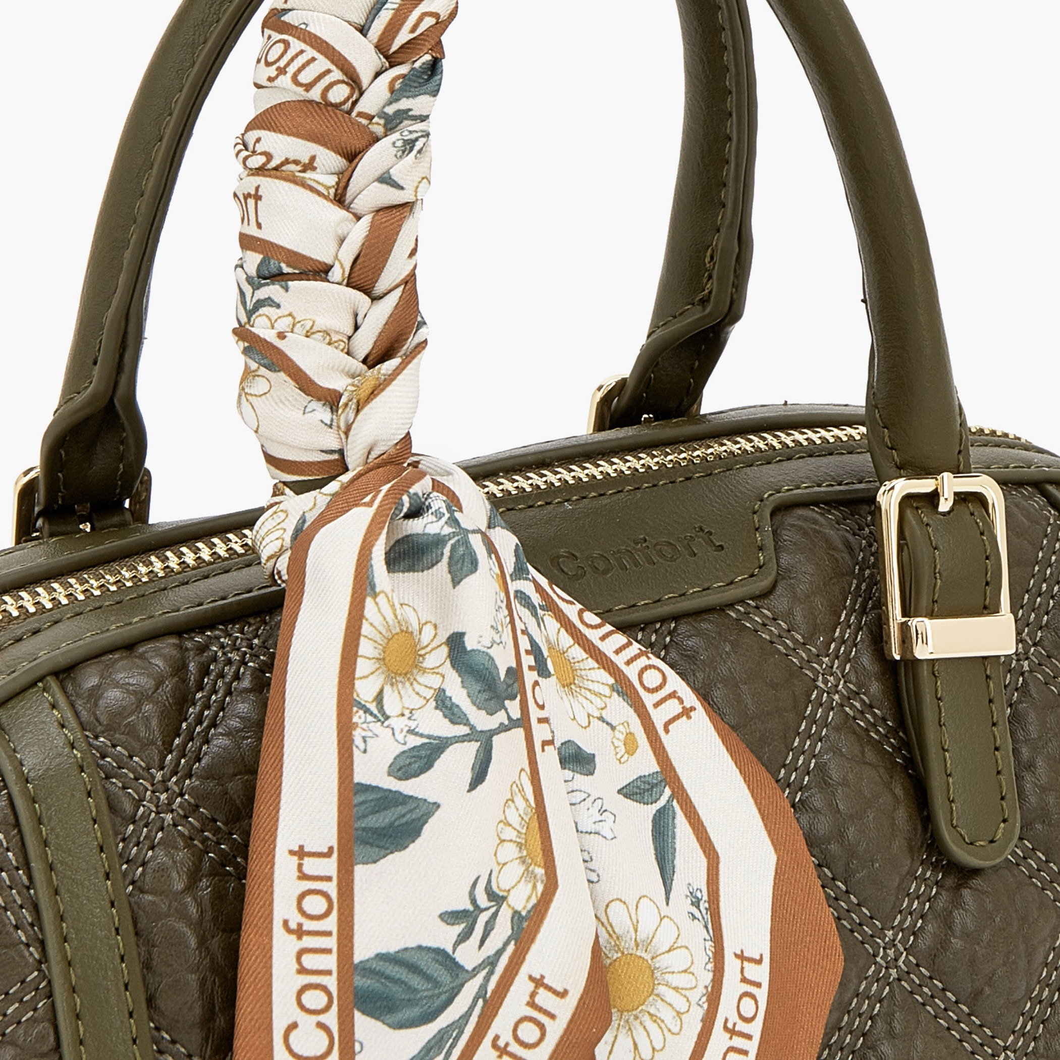 Le Confort Quilted Tote Bag with Scarf Accent-women-bagsandwallets-handbags-image-4