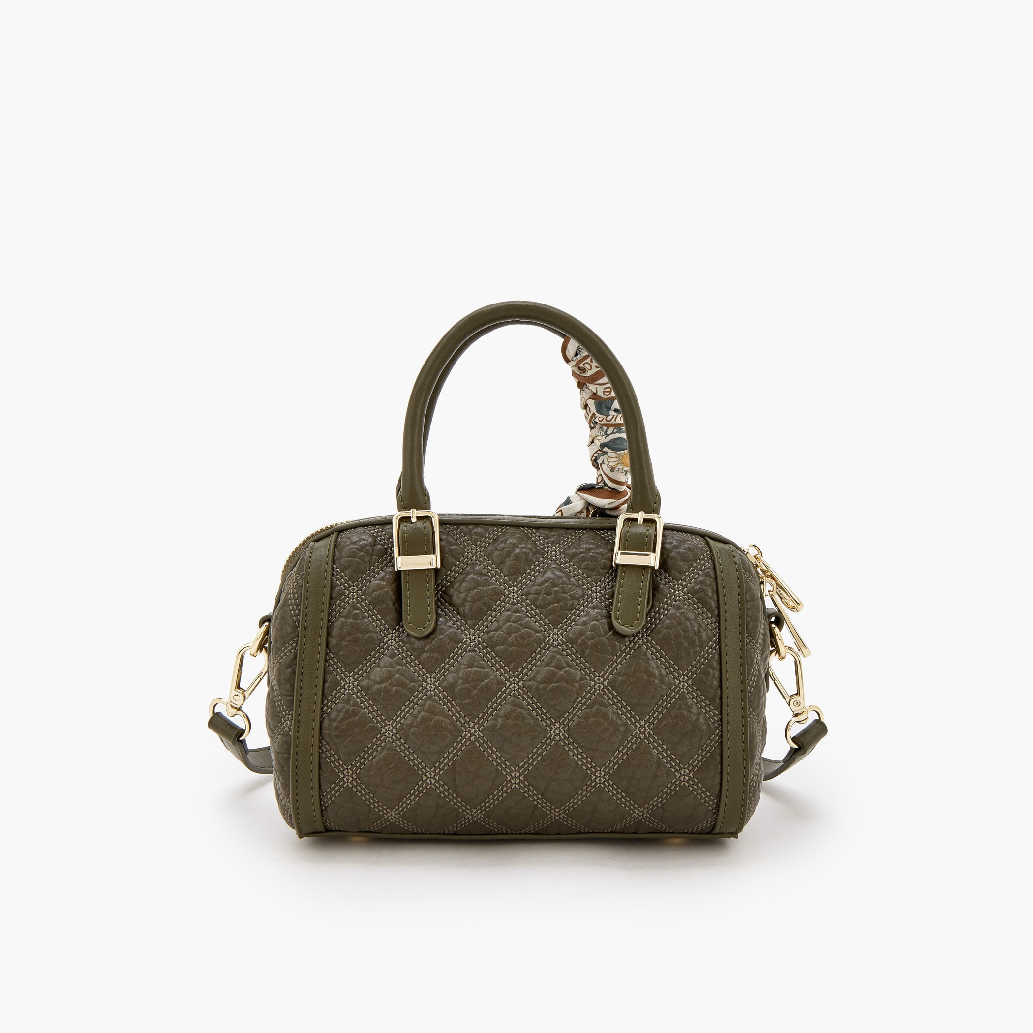 Le Confort Quilted Tote Bag with Scarf Accent-women-bagsandwallets-handbags-image-5