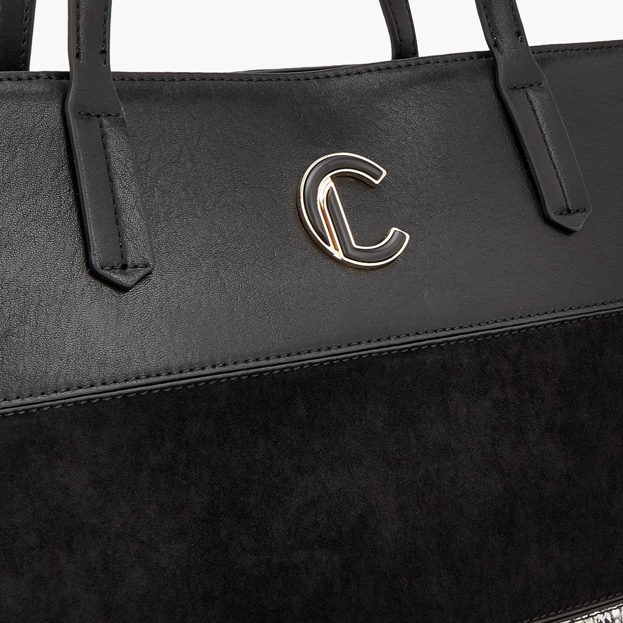 Le Confort Animal Print Tote Bag with Zip Closure-women-bagsandwallets-handbags-image-3