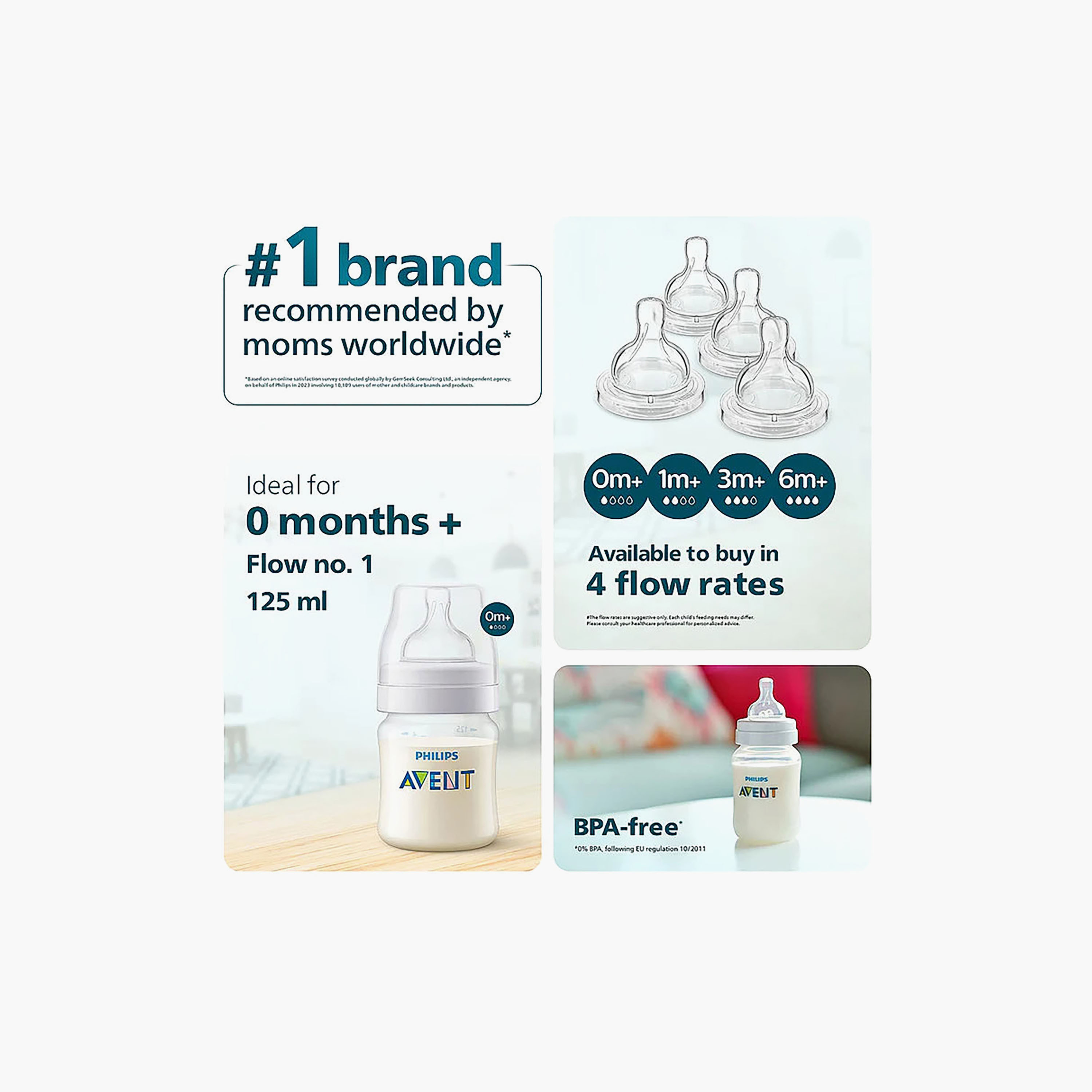 Philips Avent Anti-Colic Feeding Bottle, 125 ml-baby-feeding-feedingbottles-bottlesandteats-image-6