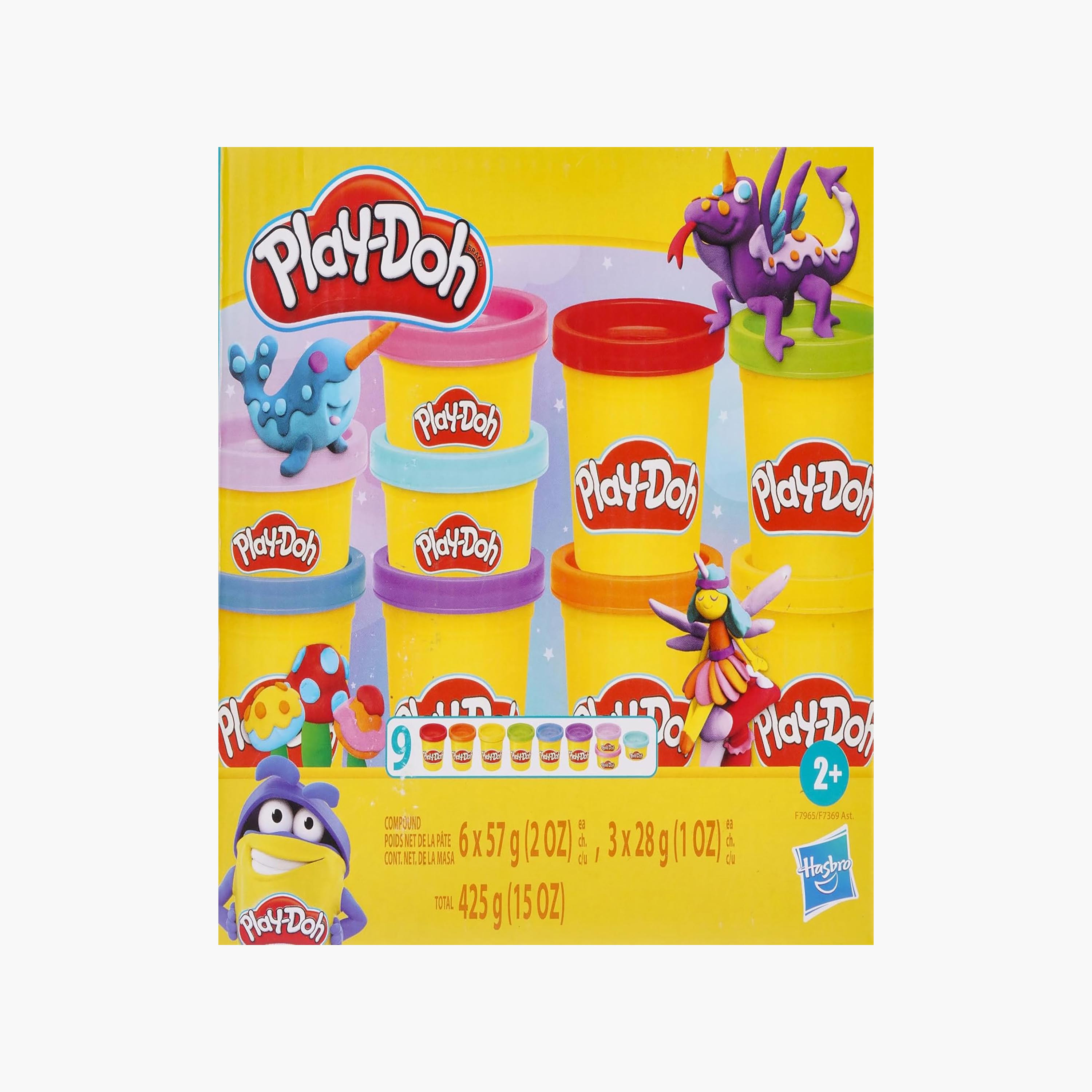 Play-Doh 9-Piece Colourful Compound Tubs-toys-educational-doughtoys-image-3