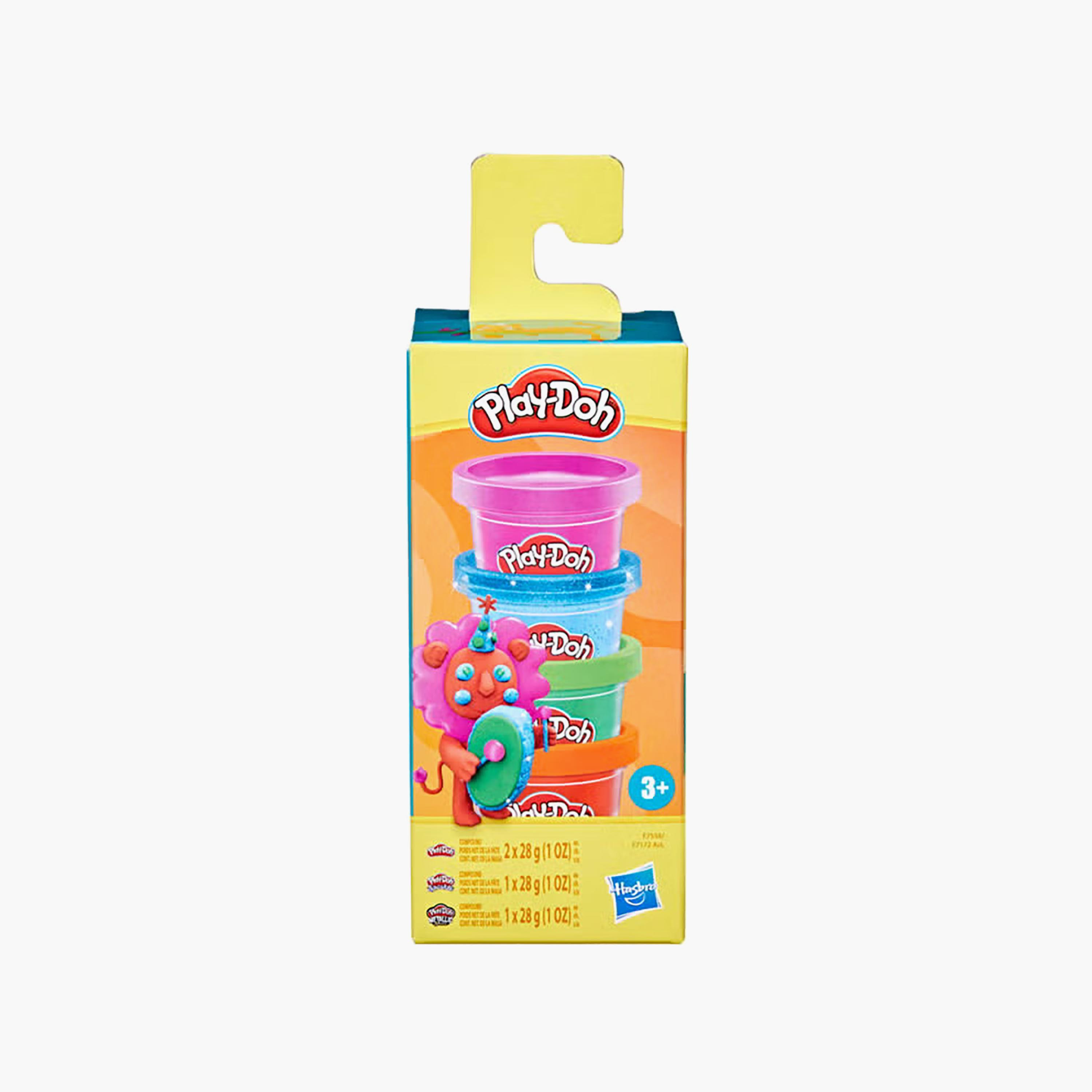 طقم بلاي-دوه 4 قطع عبوات صلصال ملونة مع سكين-toys-educational-doughtoys-image-3