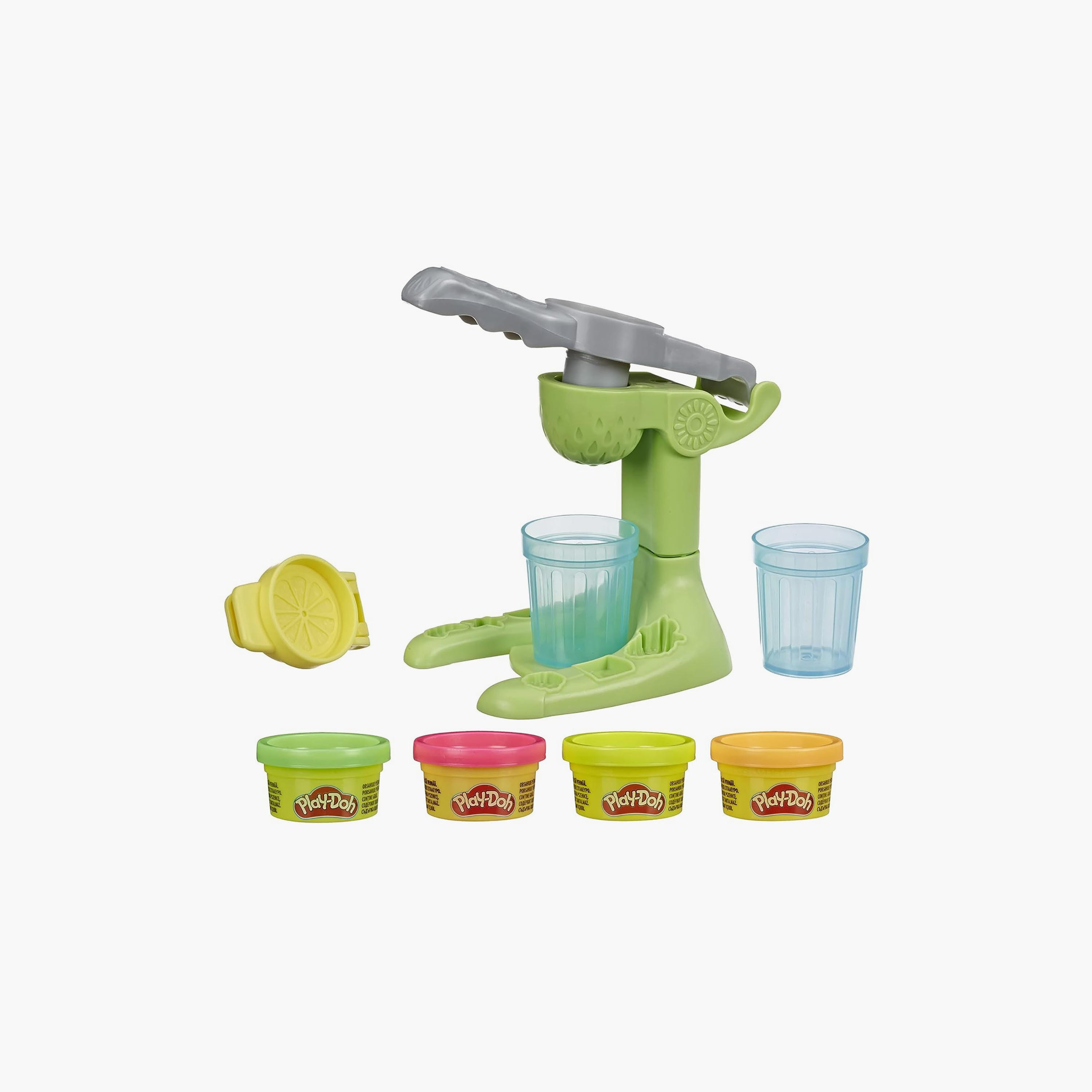 طقم لعب بلاي-دوه صانع العصير مع مقبض كبس-toys-educational-doughtoys-image-1