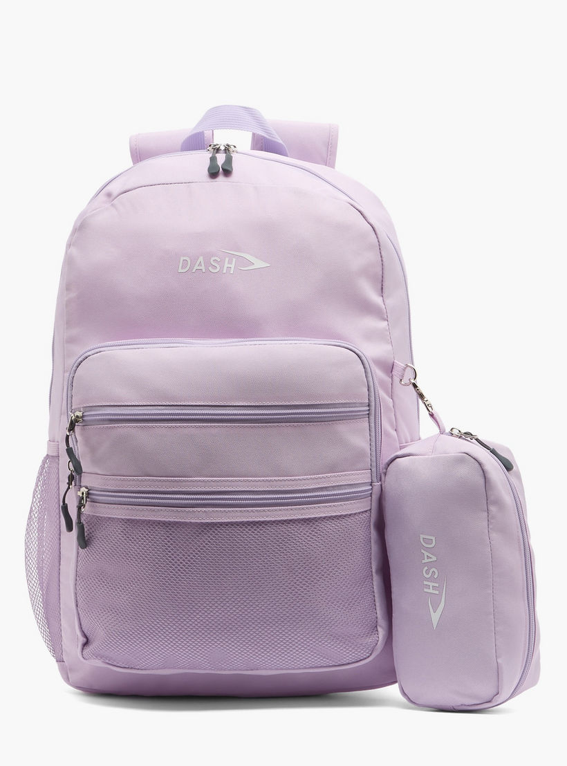 طقم شنطة مدرسية سادة من قطعتين للأطفال 13 سنة وما فوق مع مقلمة من داش-school-bagsandbackpacks-backpacks-image-1