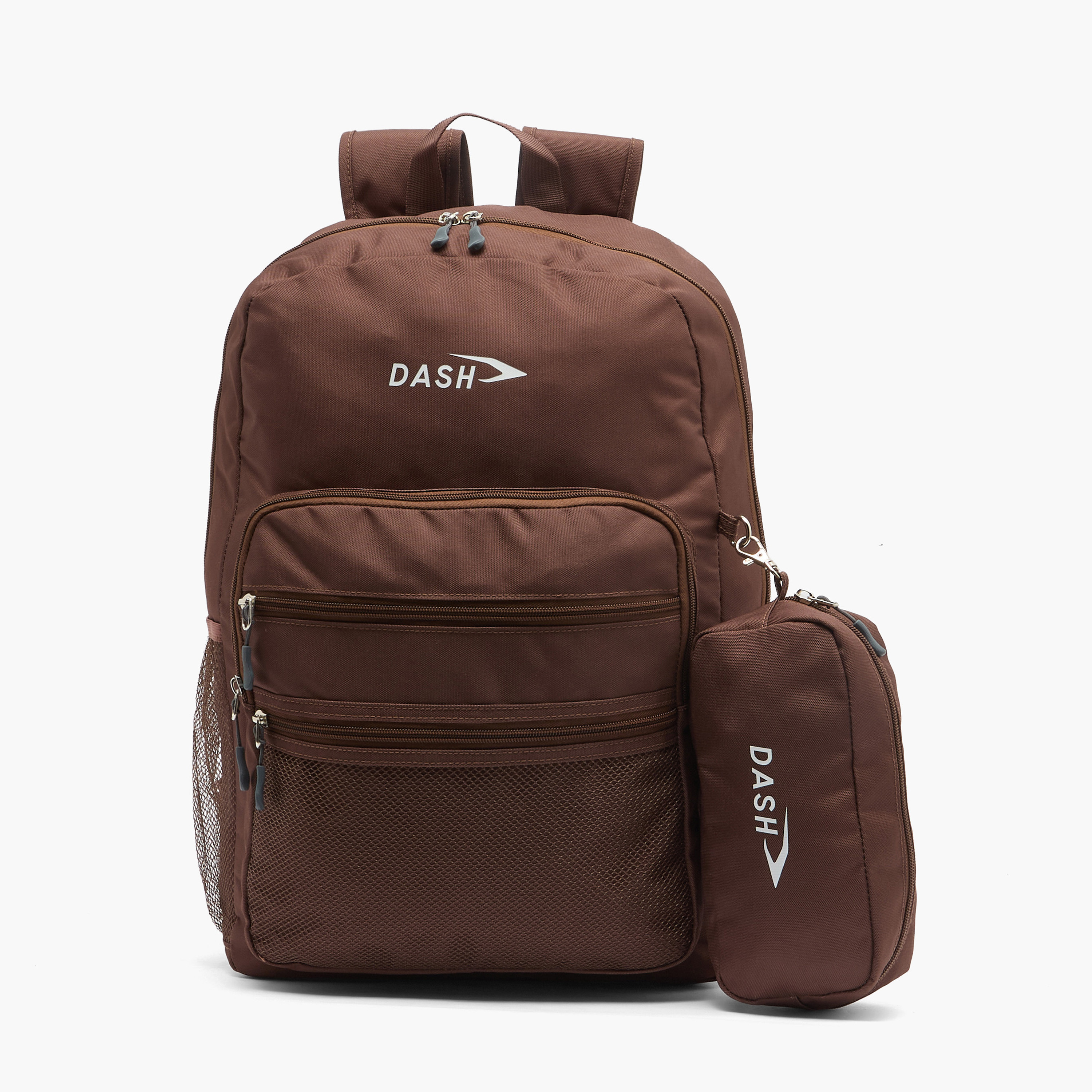 طقم شنطة مدرسية سادة من قطعتين للأطفال 13 سنة وما فوق مع مقلمة من داش-school-bagsandbackpacks-backpacks-image-1