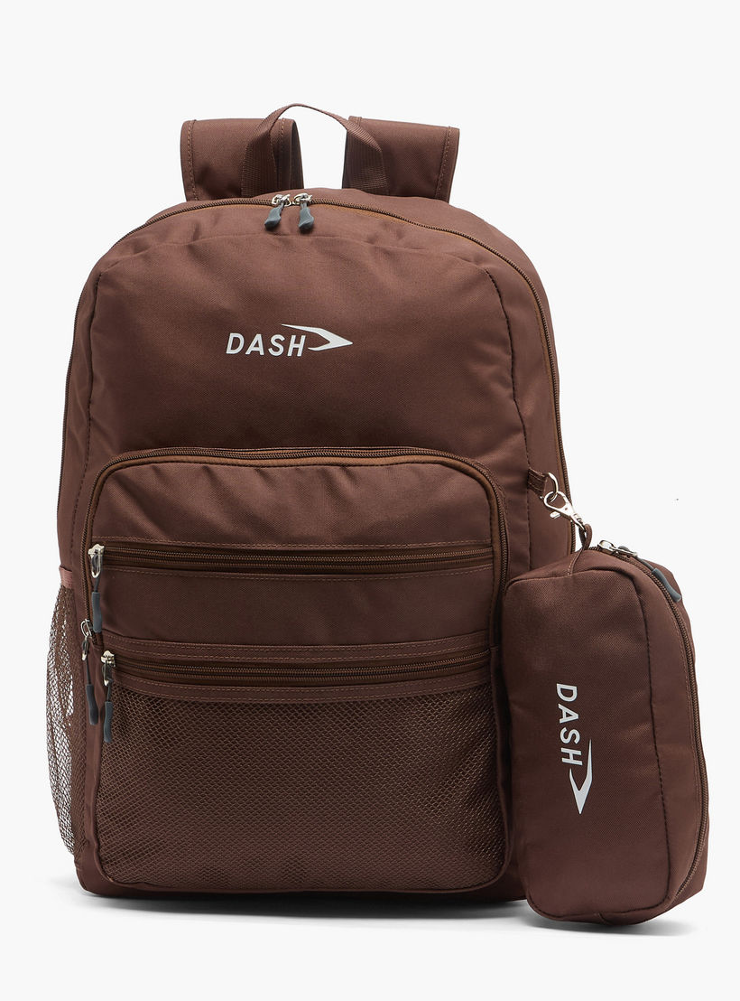 طقم شنطة مدرسية سادة من قطعتين للأطفال 13 سنة وما فوق مع مقلمة من داش-school-bagsandbackpacks-backpacks-image-1