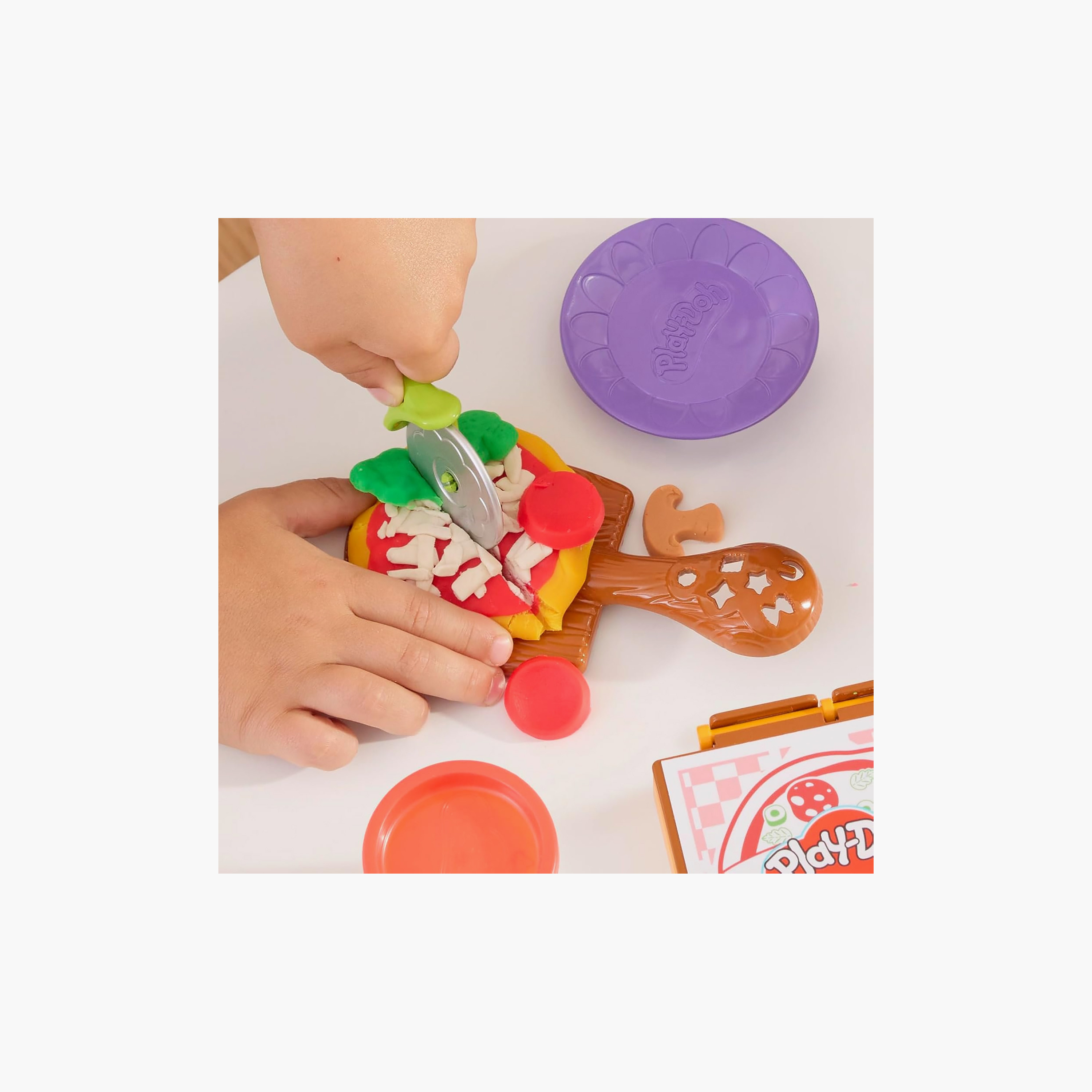 Hasbro Play Doh Pizza Delivery Scooter Playset with Dough Cans-toys-educational-doughtoys-image-8