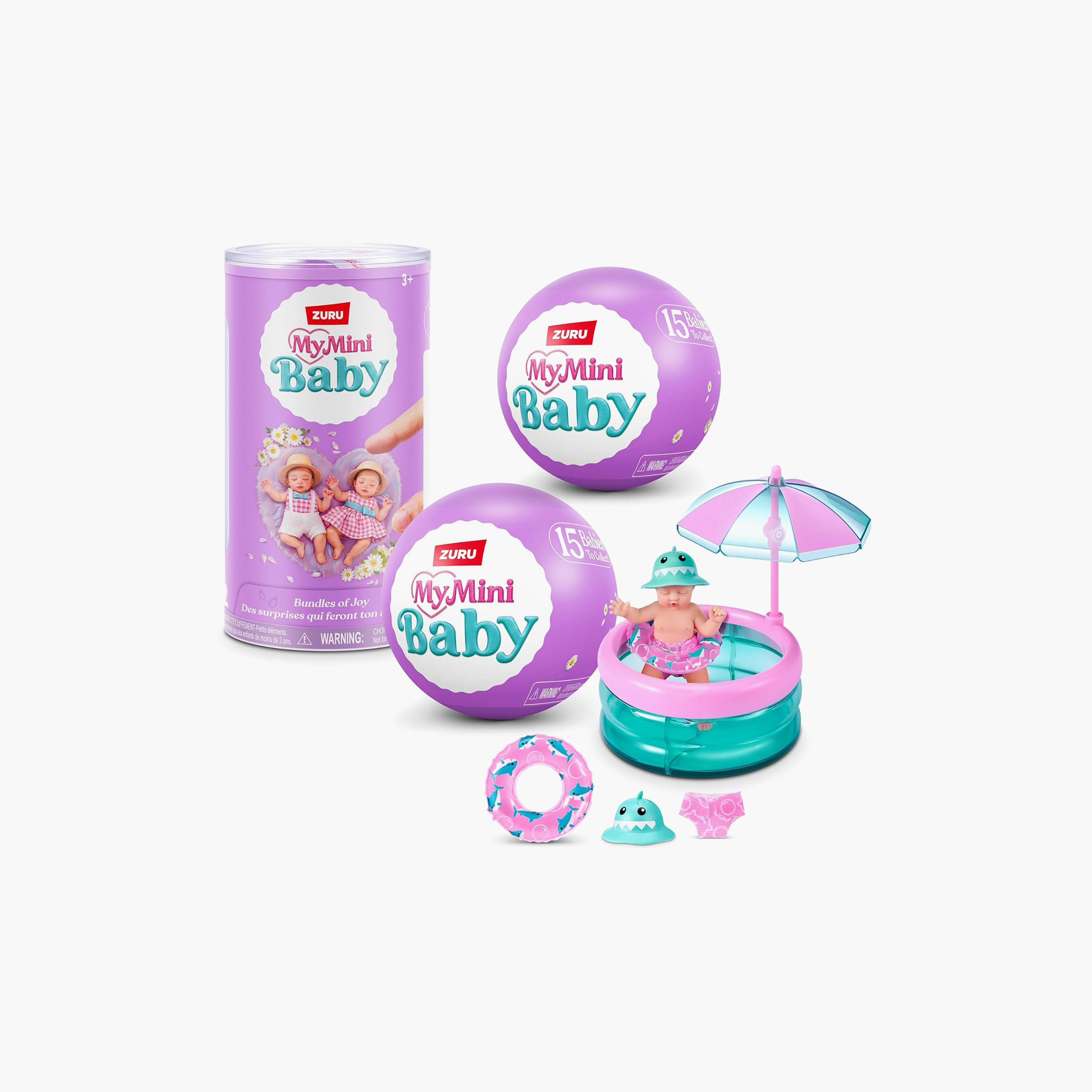 Generic My Mini Baby Surprise 2-Capsule Playset-toys-plushsofttoys-animals-image-1
