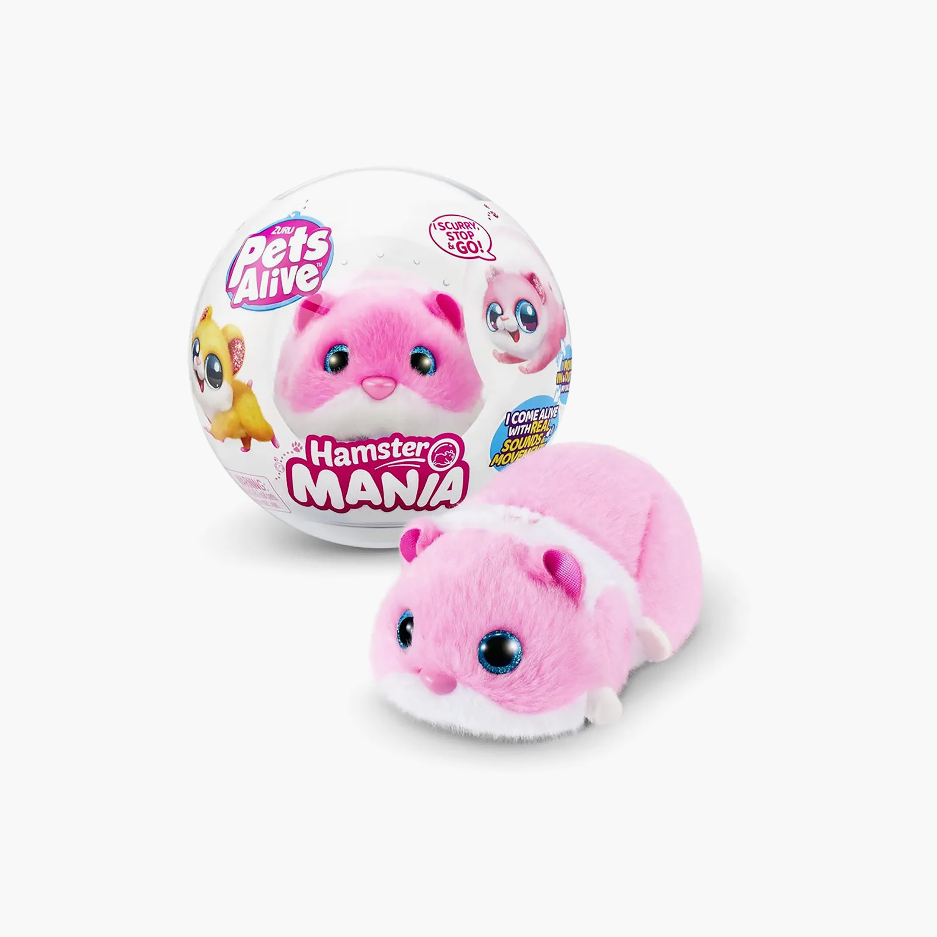 Pets Alive Hamstermania Running Hamster Soft Plush Toy-toys-plushsofttoys-animals-image-3