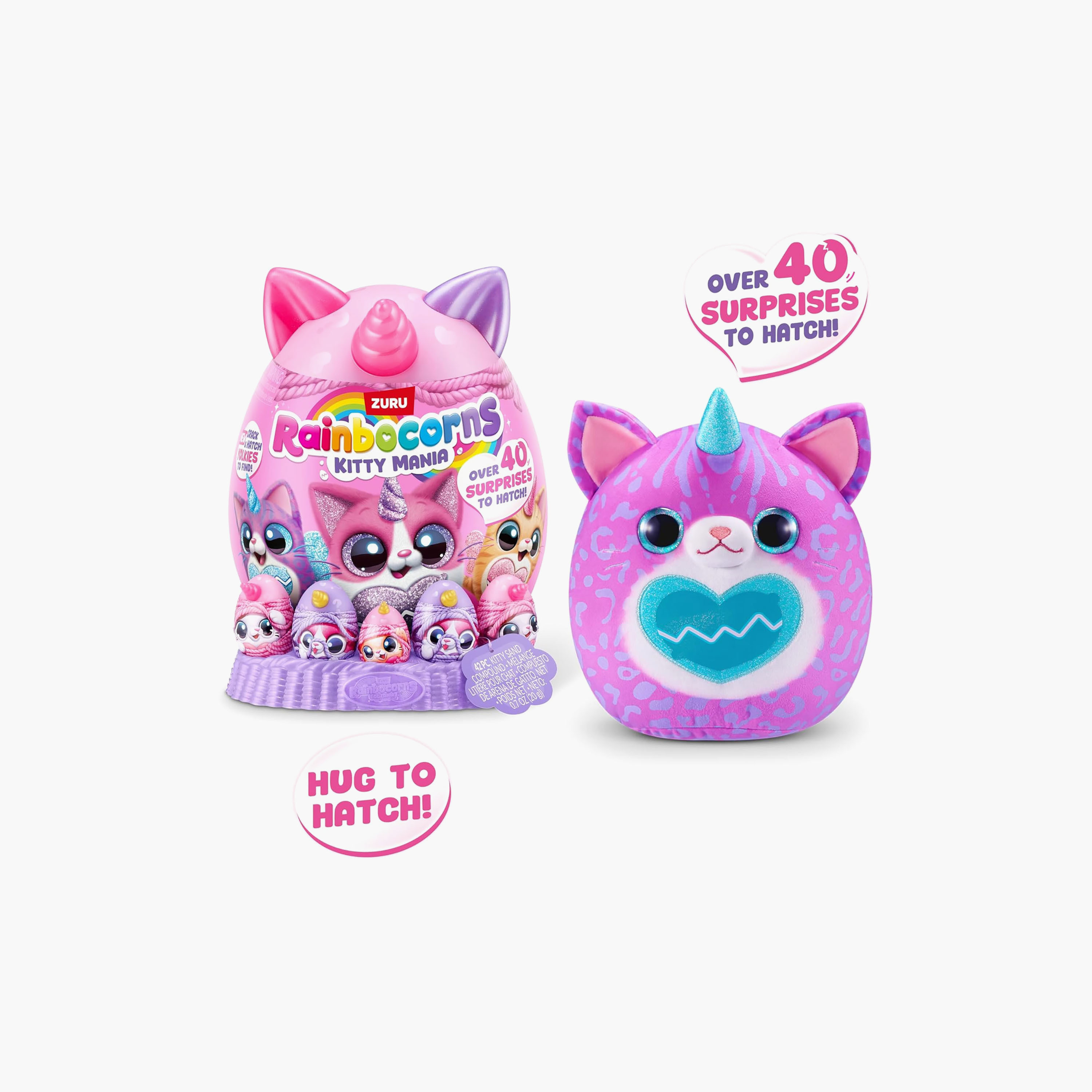 Rainbocorns Assorted Eggzania Soft Plush Collectible Toy Set-toys-noveltyandcollectibles-collectibles-image-2