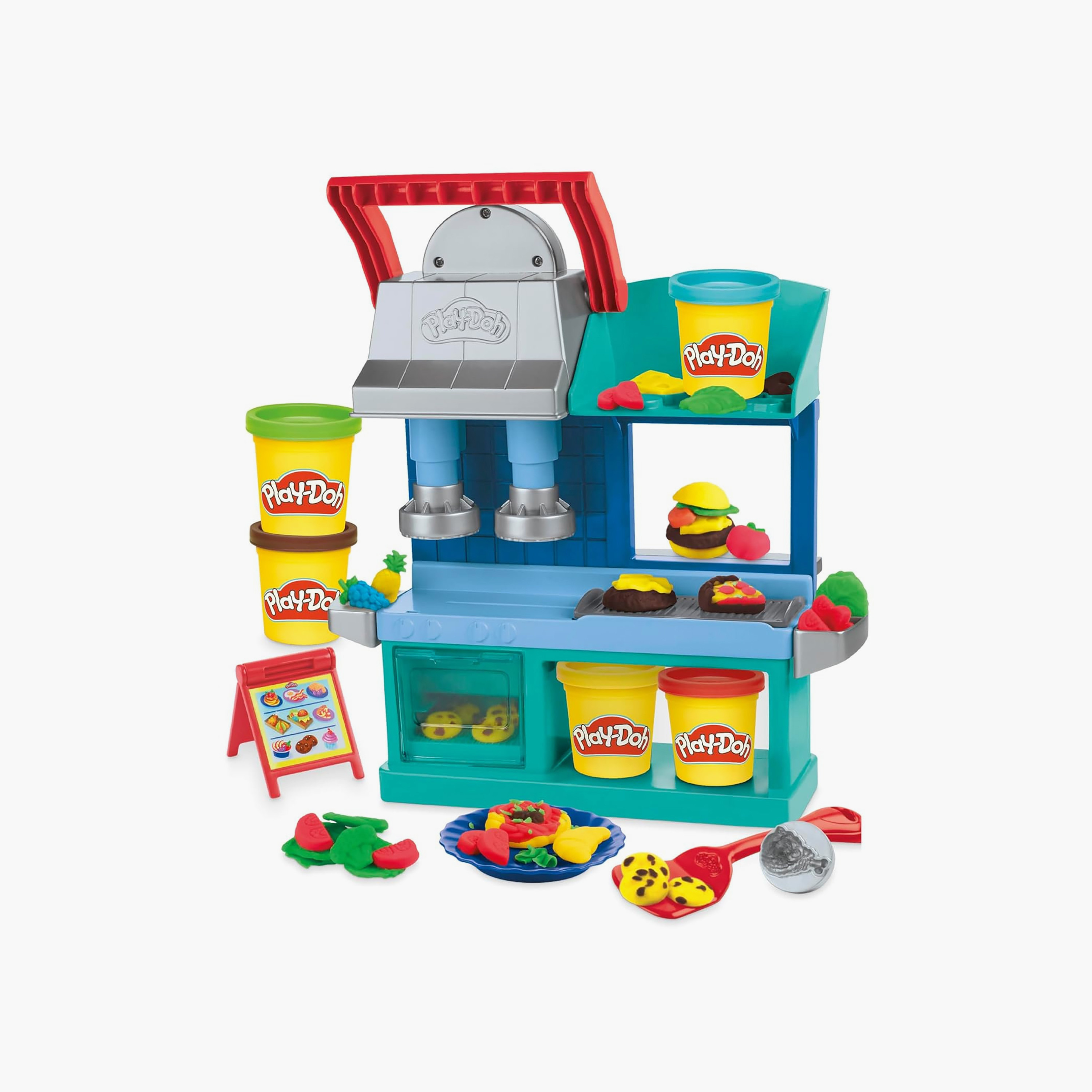 Hasbro Play Doh Busy Chef's Restraurant Playset with Dough Cans-toys-educational-doughtoys-image-1