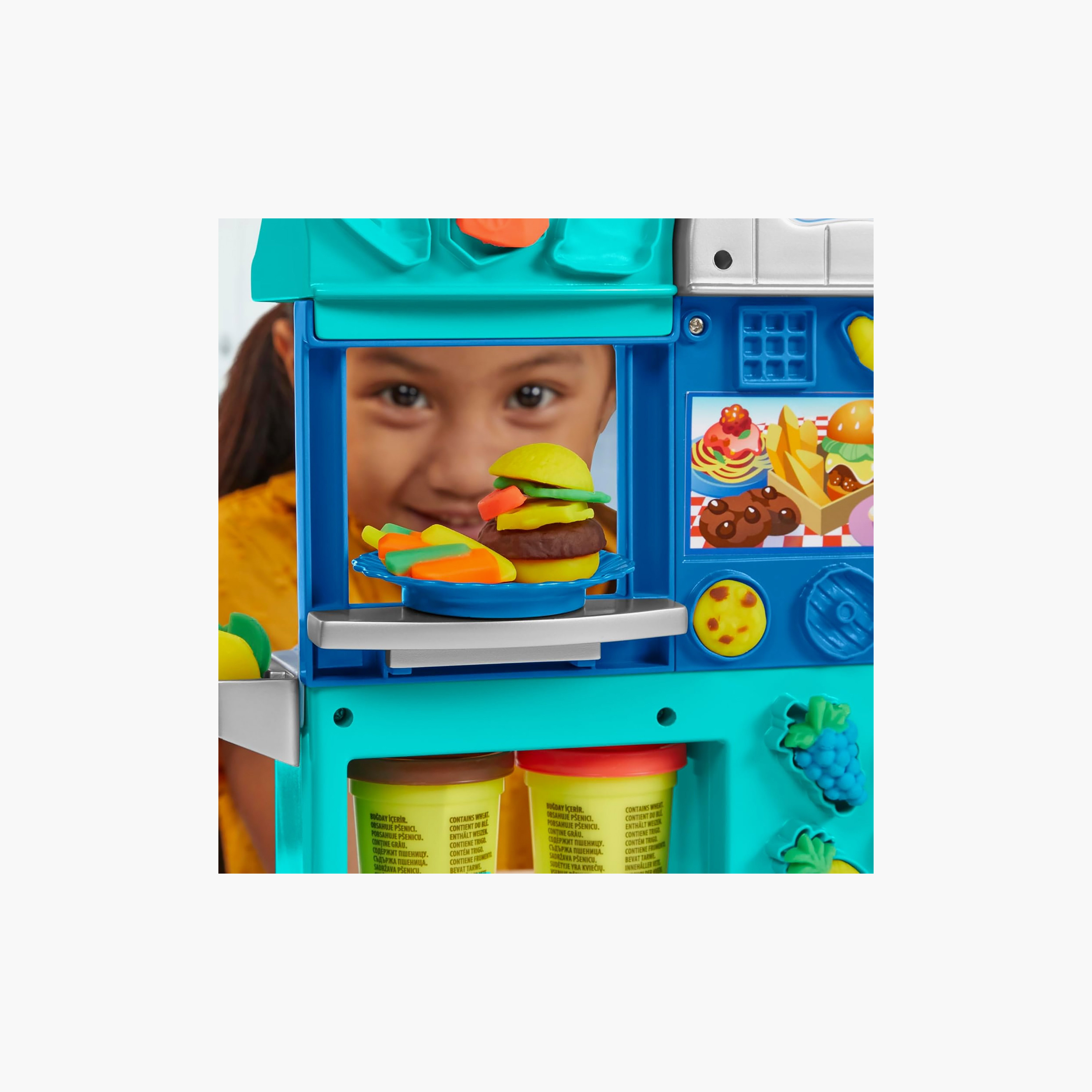 Hasbro Play Doh Busy Chef's Restraurant Playset with Dough Cans-toys-educational-doughtoys-image-2