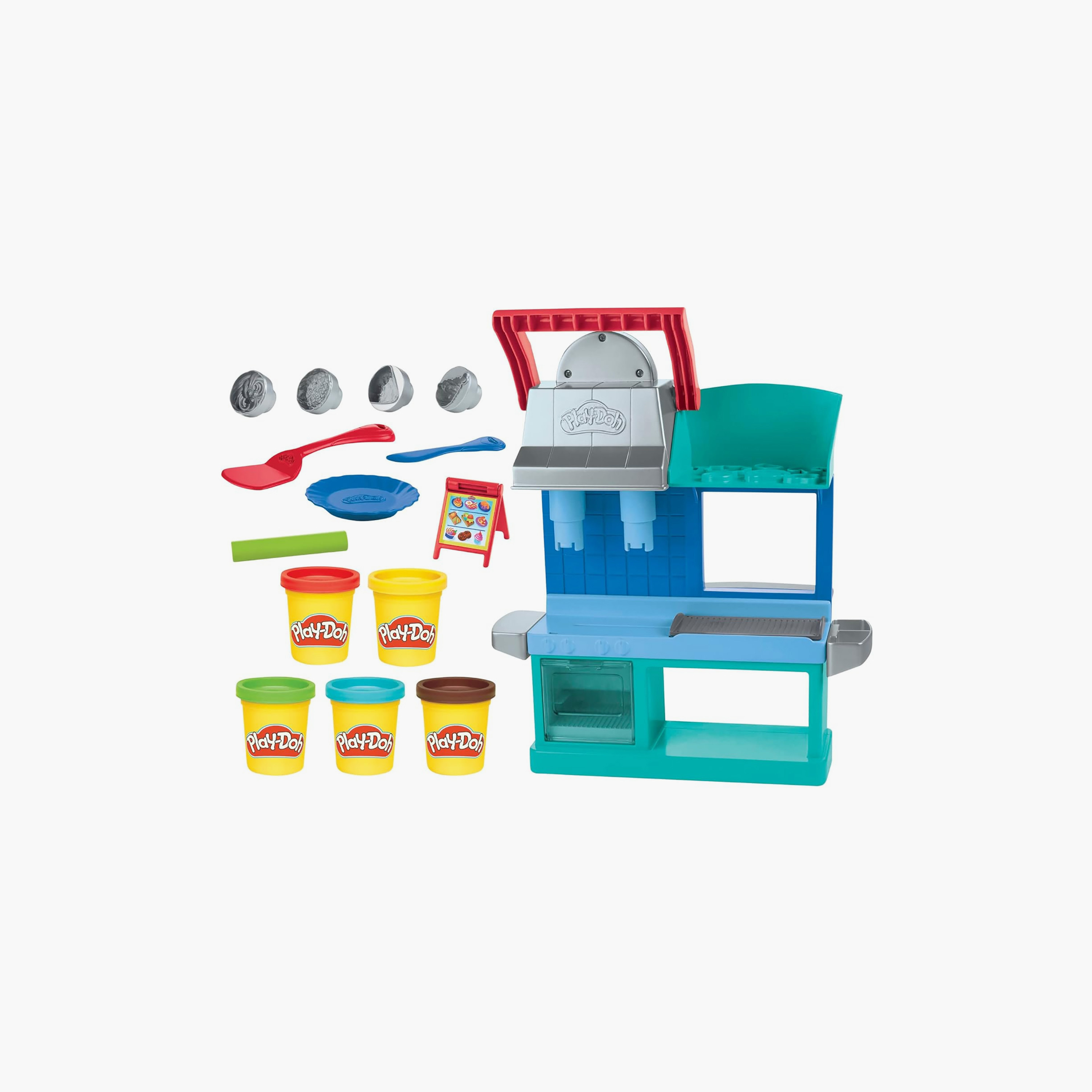 Hasbro Play Doh Busy Chef's Restraurant Playset with Dough Cans-toys-educational-doughtoys-image-5