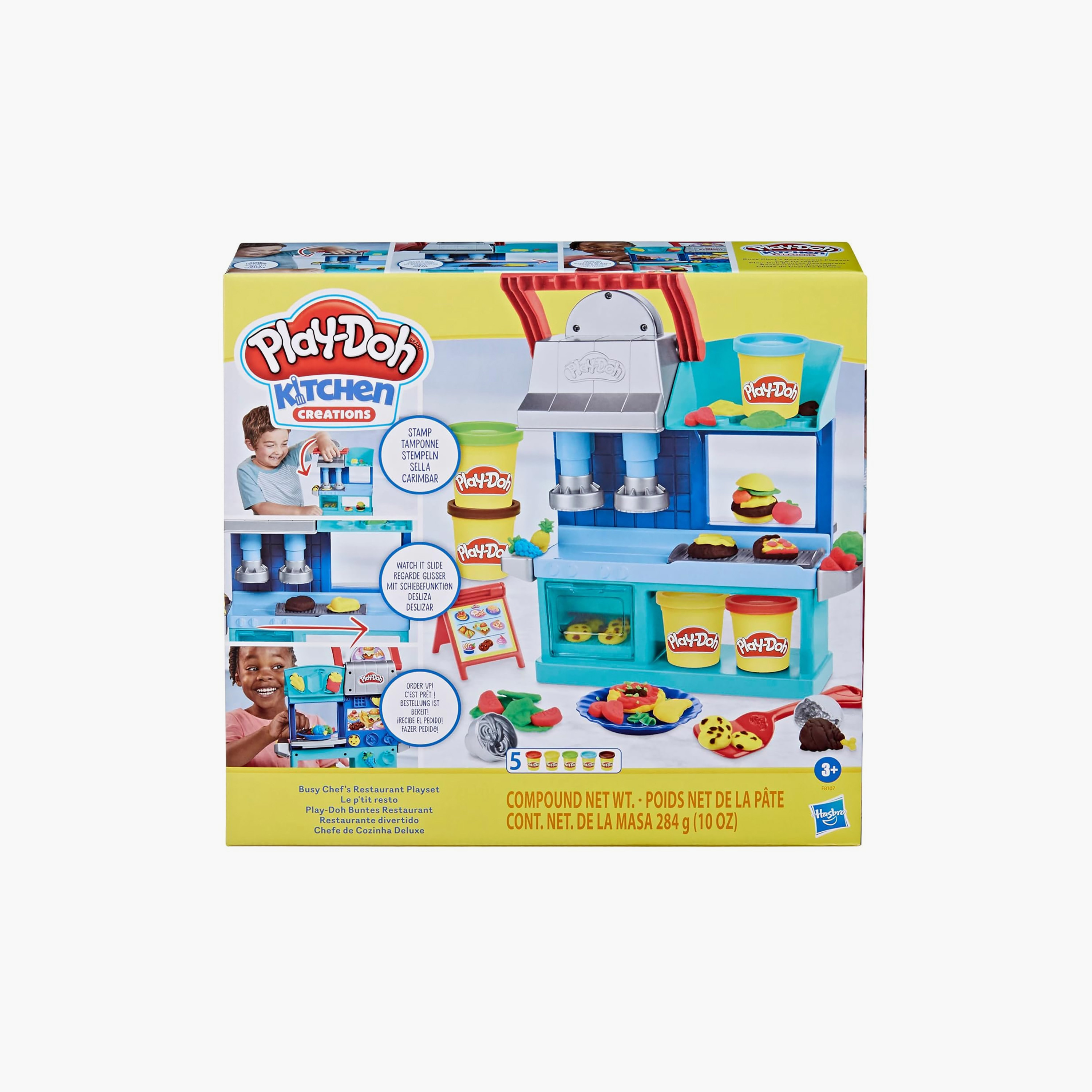 Hasbro Play Doh Busy Chef's Restraurant Playset with Dough Cans-toys-educational-doughtoys-image-6