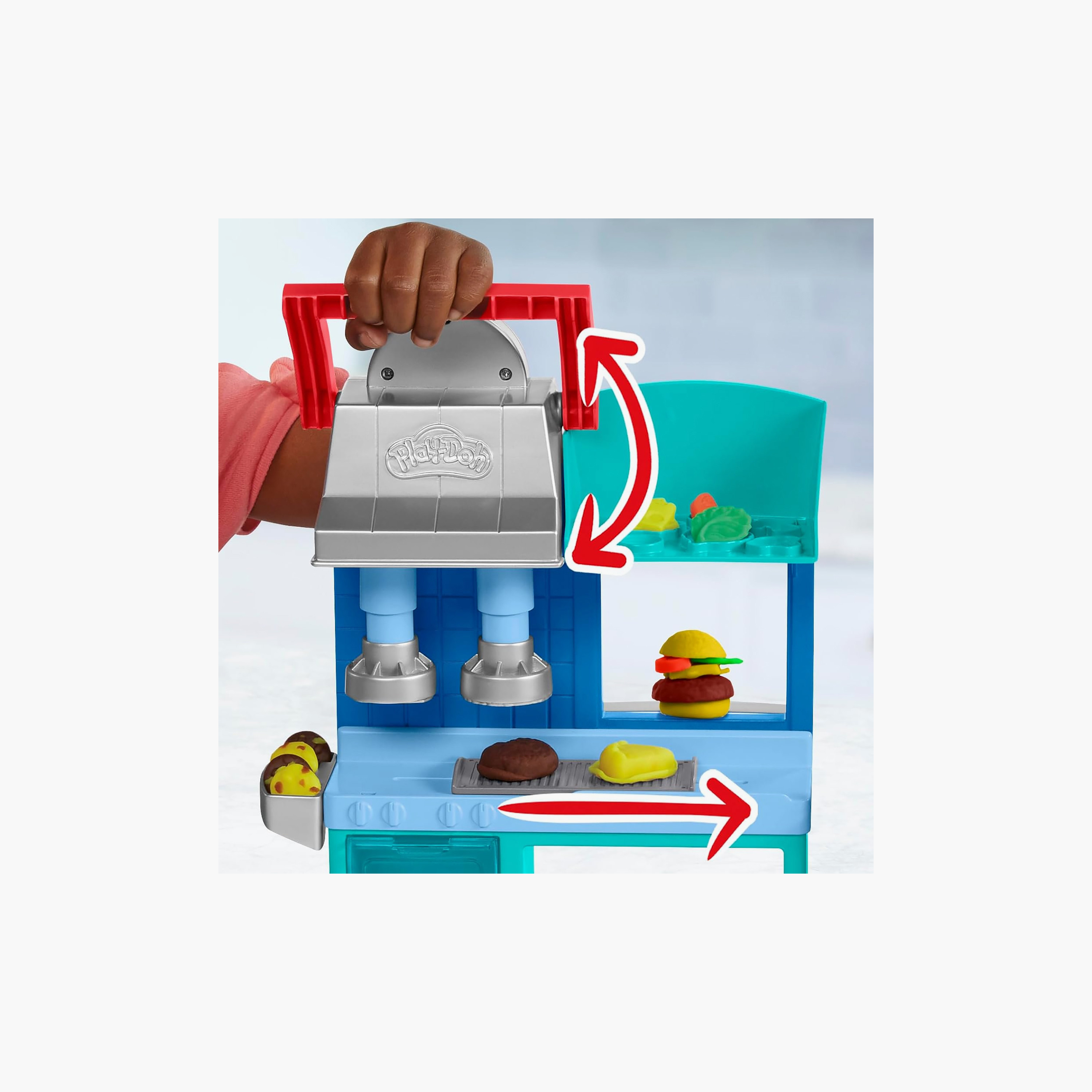 Hasbro Play Doh Busy Chef's Restraurant Playset with Dough Cans-toys-educational-doughtoys-image-9