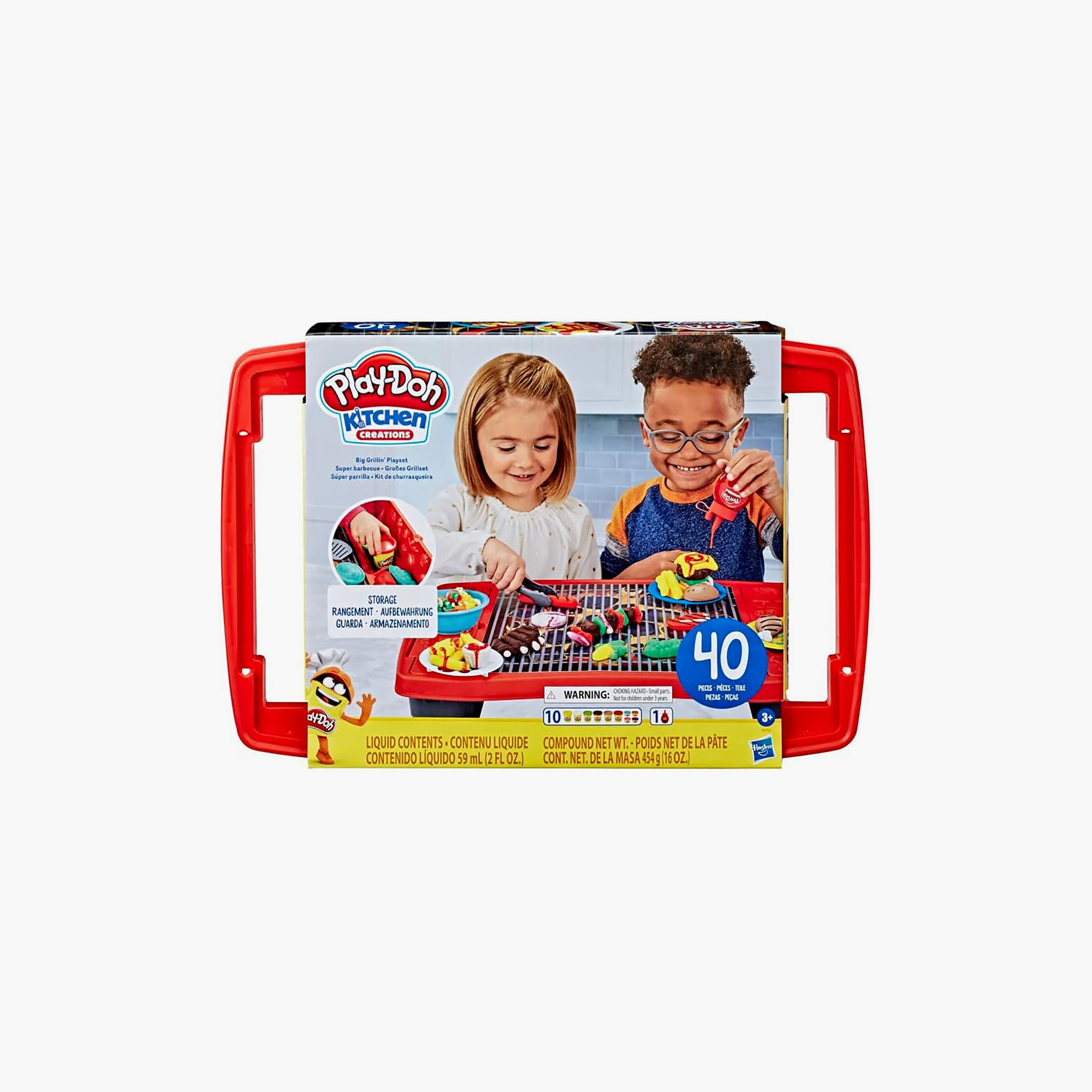 Hasbro Play Doh Big Grilling Playset with Dough Cans-toys-educational-doughtoys-image-2