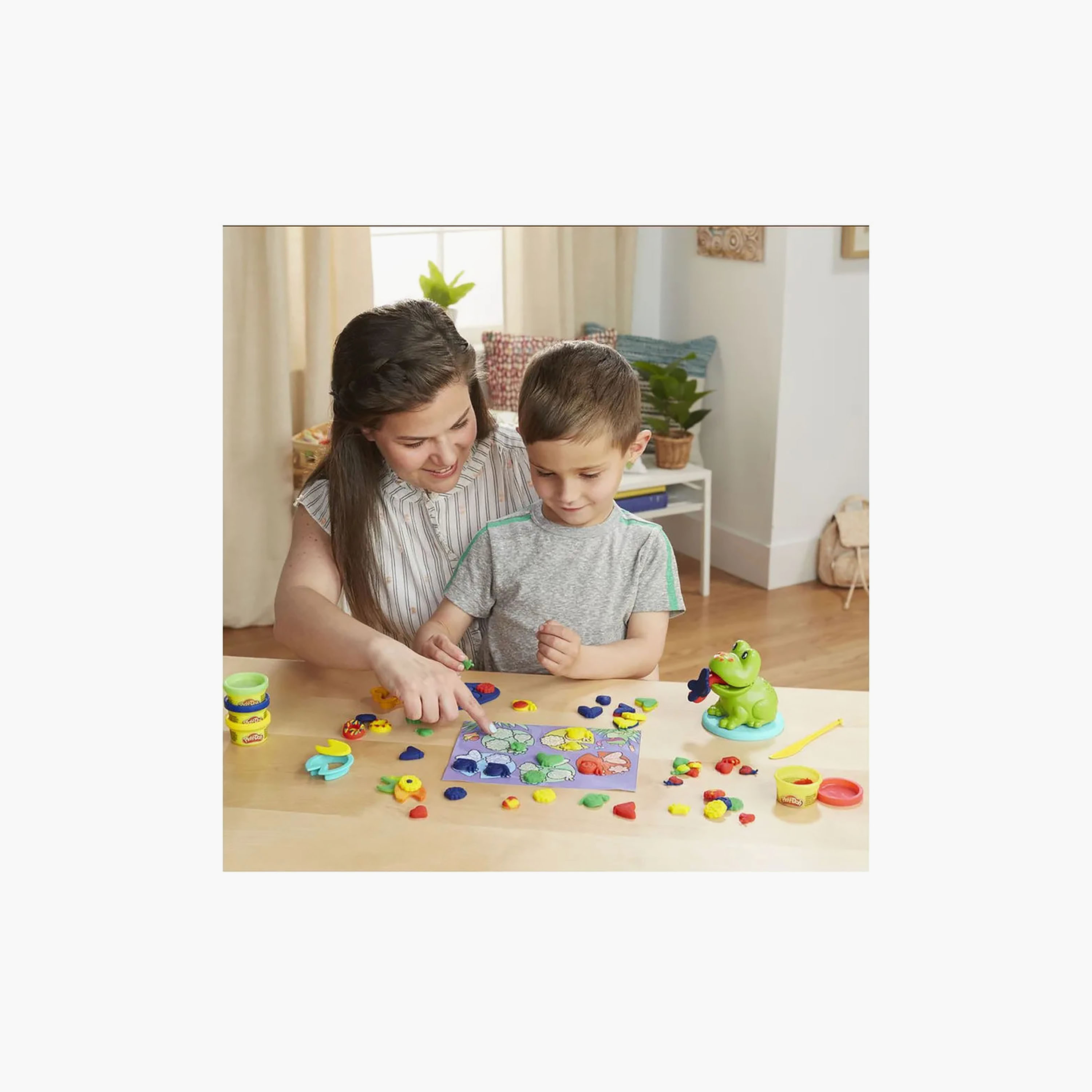 مجموعة عجين تشكيل فروج آند كولرز للمبتدئين من هاسبرو-toys-educational-doughtoys-image-2