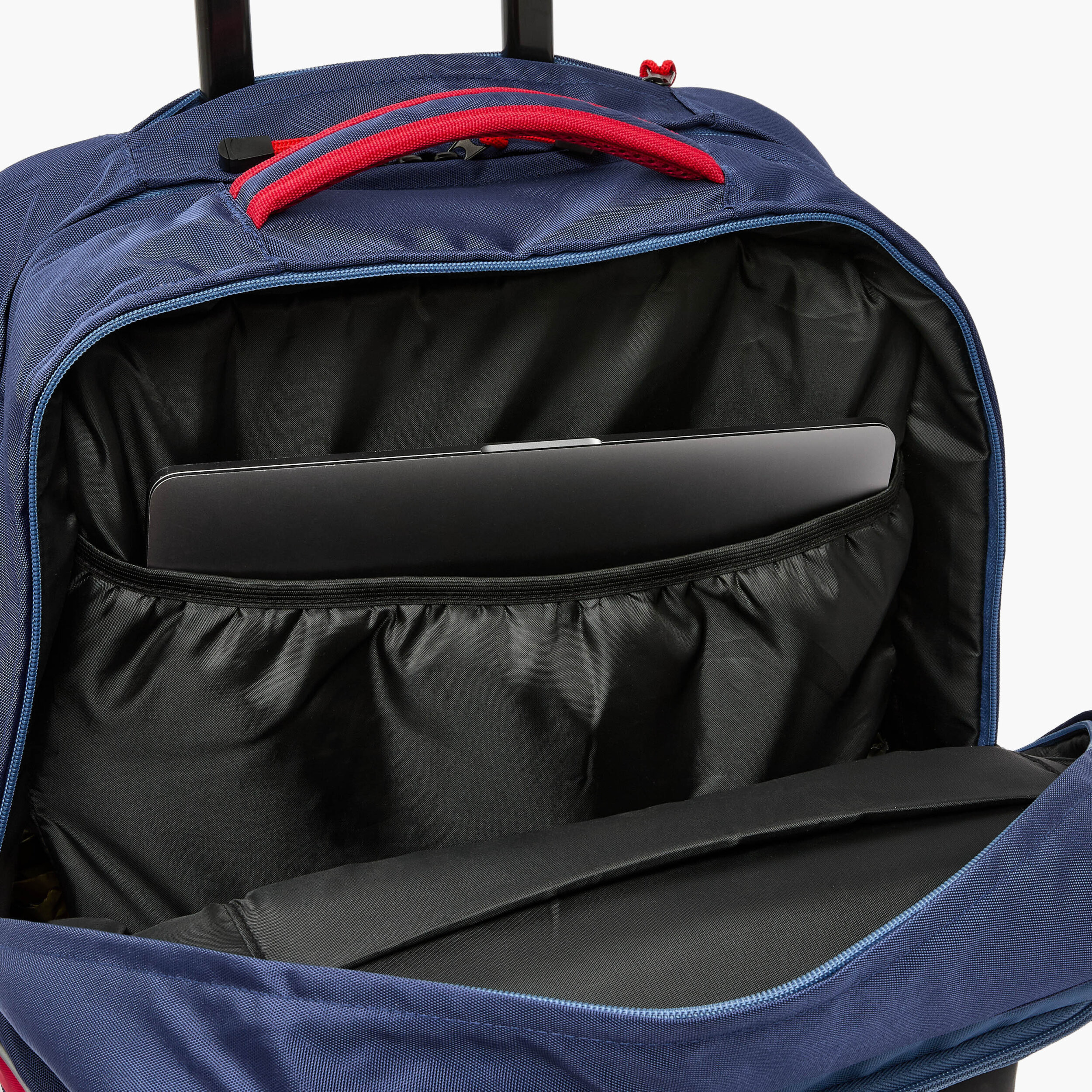 Lee Cooper Logo Print 3-Piece Trolley Bag for Kids 13+ Years with Pouch and Lunch Bag-school-bagsandbackpacks-trolleybags-image-6