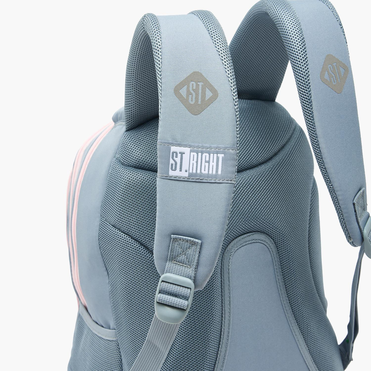 شنطة ظهر بأحزمة مبطنة وطبعات قلوب للبنات بعمر 8-13 سنة من إس تي رايت - 18 بوصة-school-bagsandbackpacks-backpacks-image-6