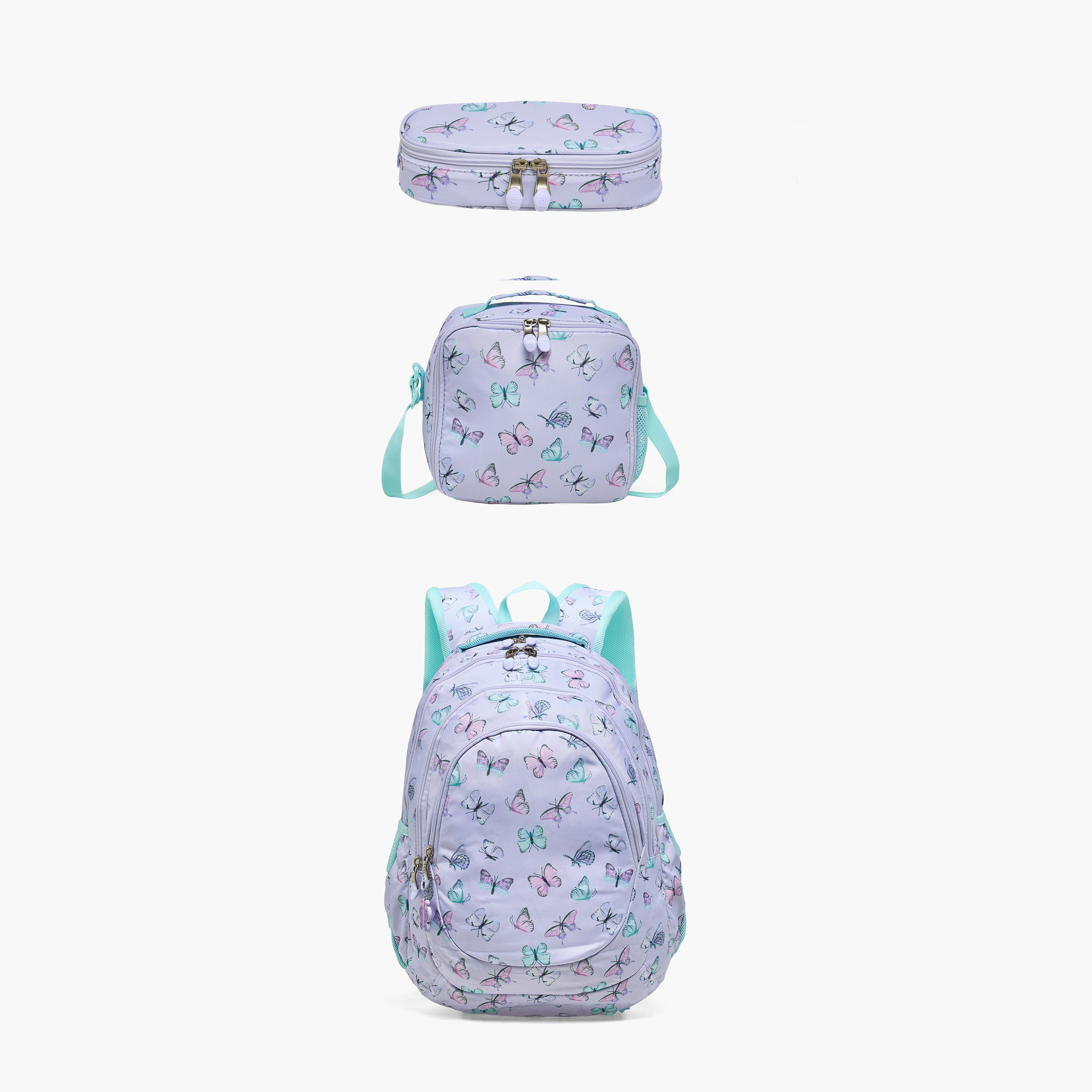 St.Right Butterfly Print Lunch Bag for Girls 8-13 Years with Adjustable Strap-school-lunchessentials-lunchbags-image-10